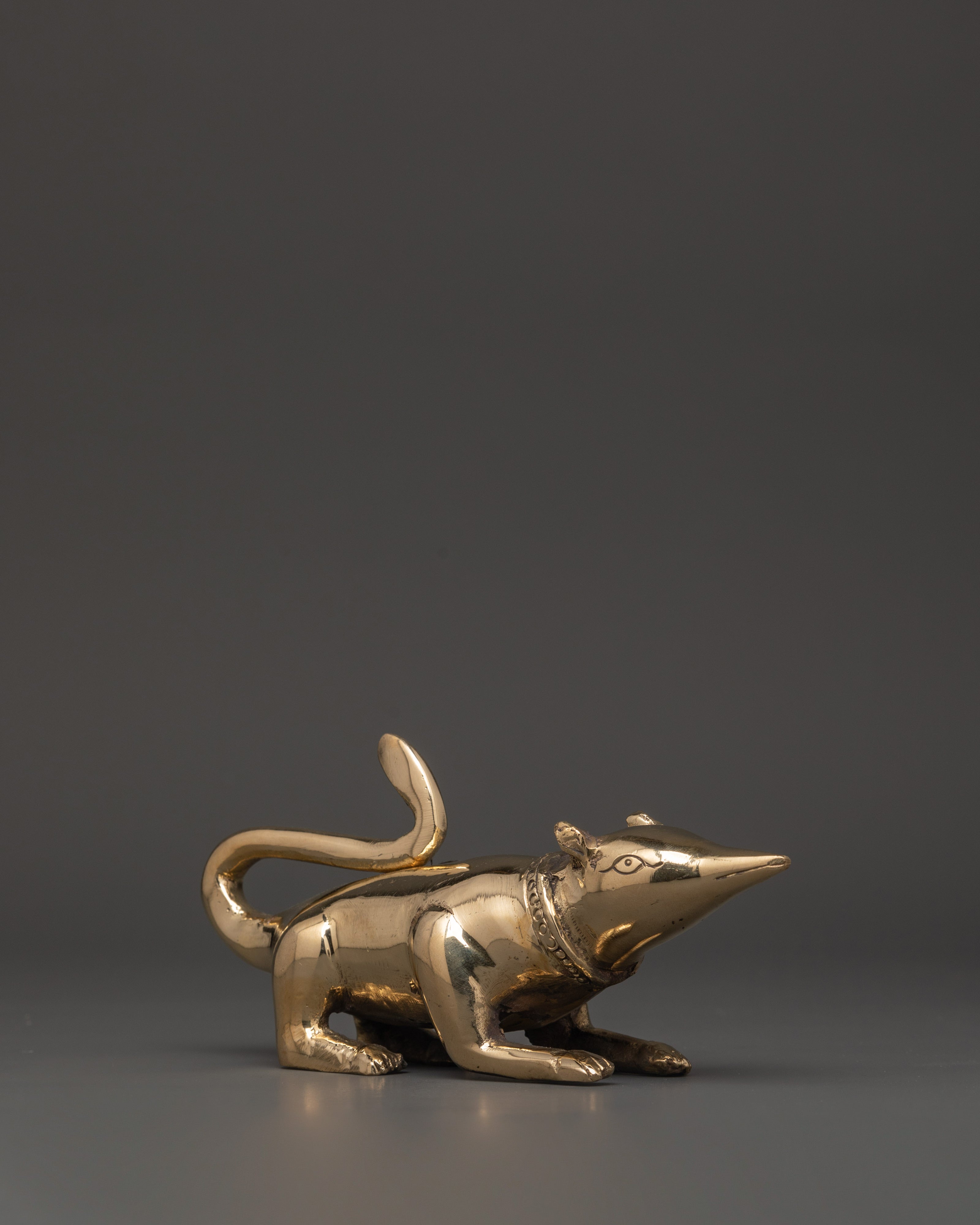 Handmade Brass Mouse for Decor | Decorative Brass Mouse