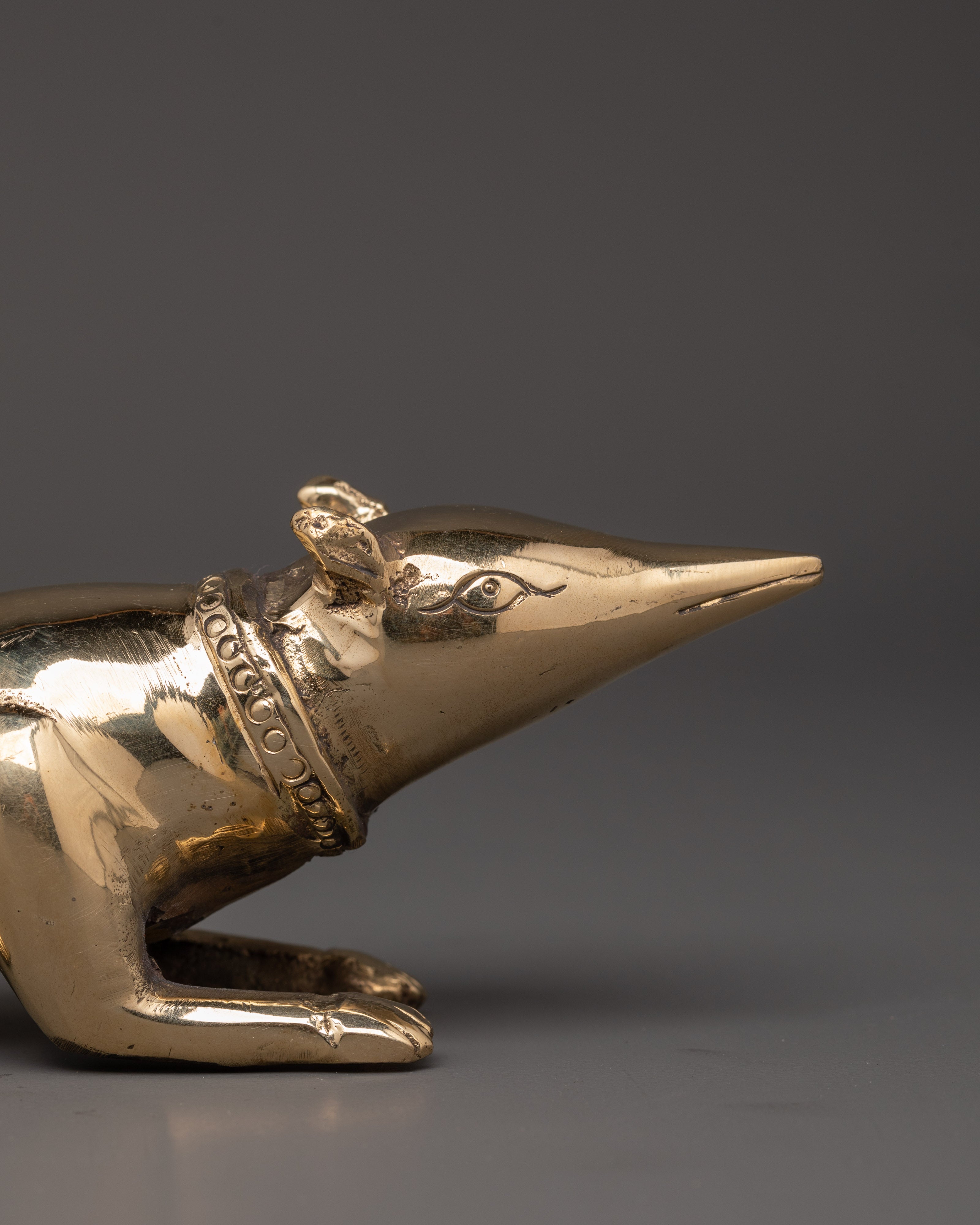 Handmade Brass Mouse for Decor | Decorative Brass Mouse