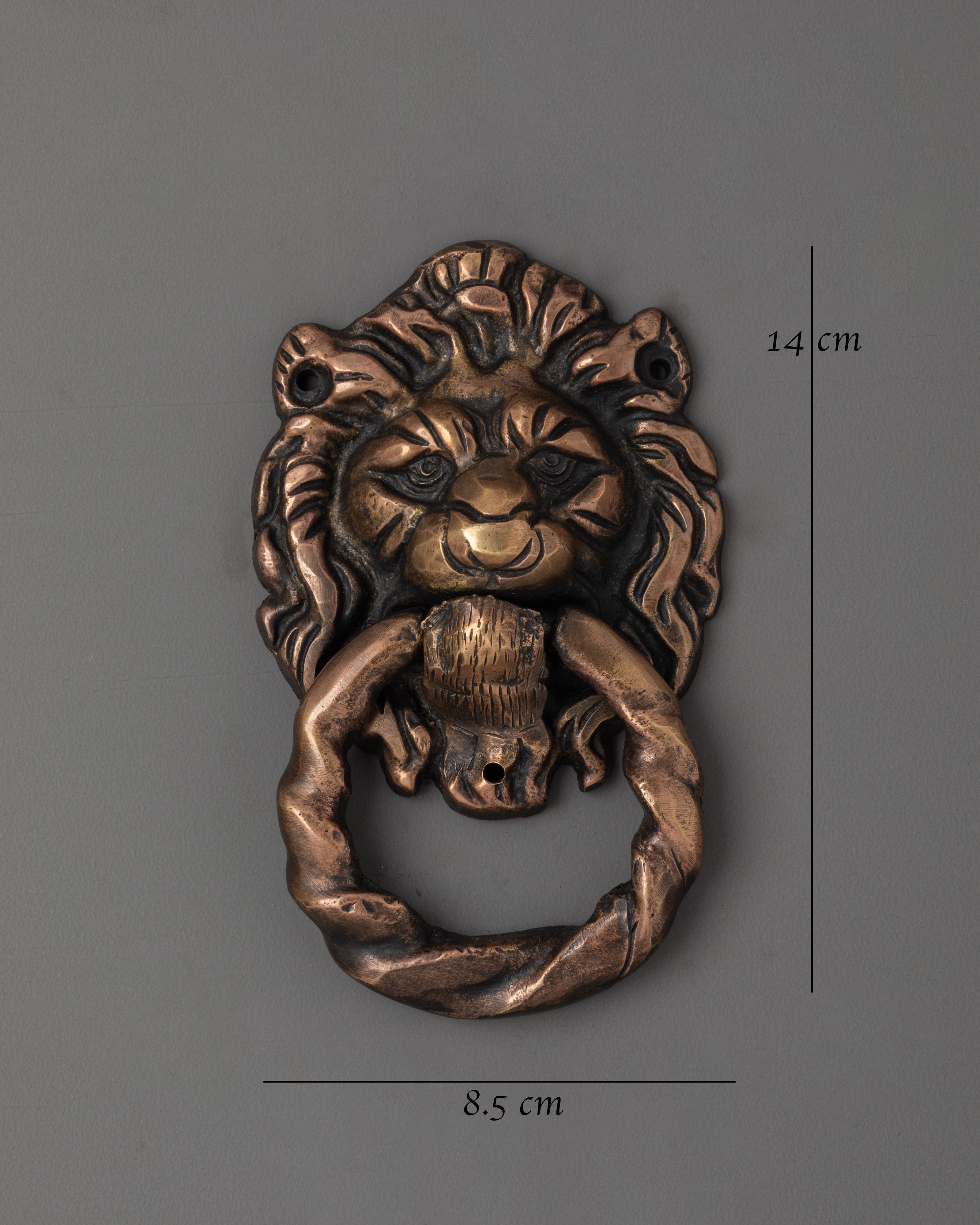 Handmade Brass Door Knocker | Traditional Brass Hardware for Doors