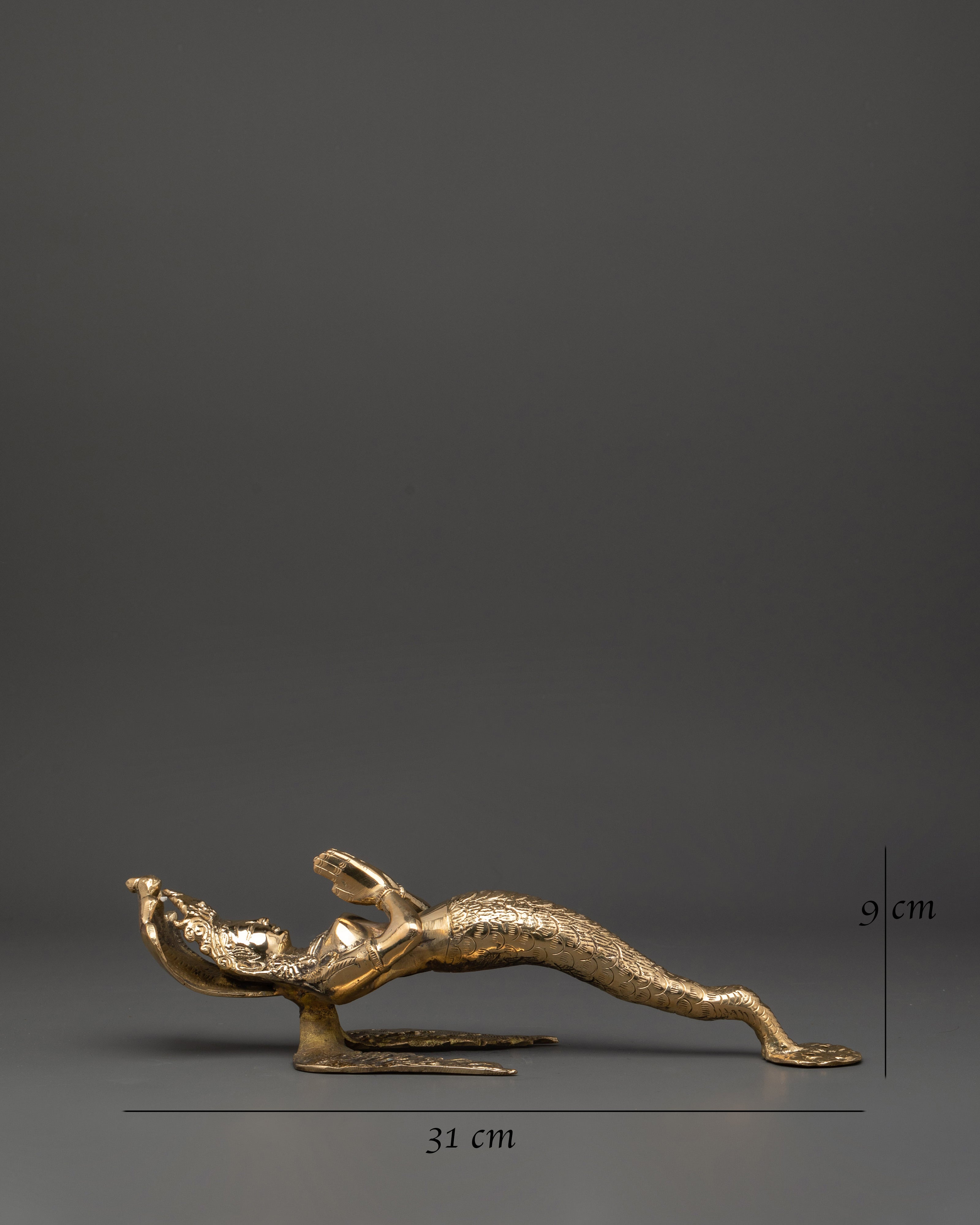Handcrafted Decorative Door Handle | Traditional Brass Door Ornament