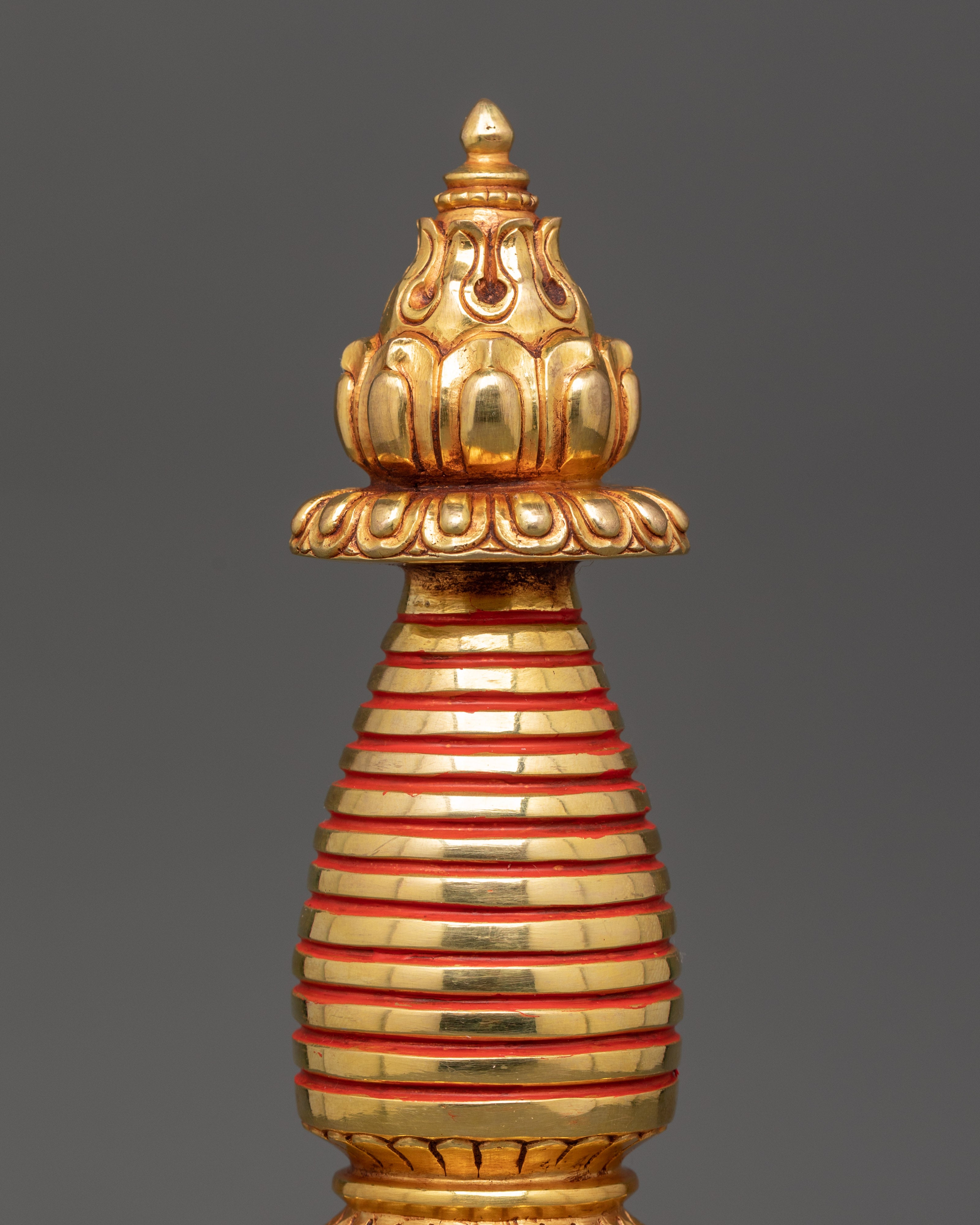 Tibetan Buddhist Stupa Shrine Decor | Symbol of Enlightenment and Purity