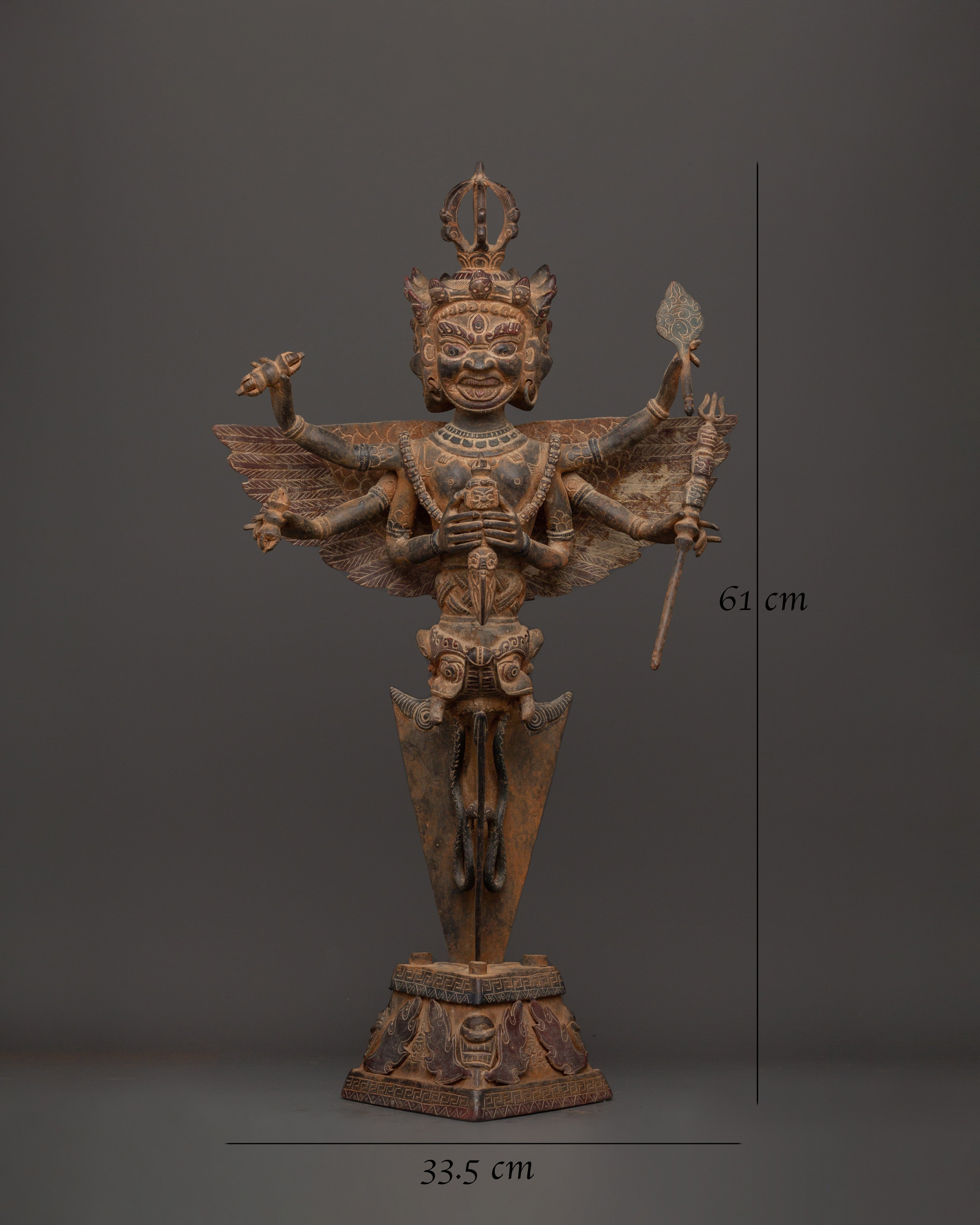 Vajrakilaya Phurba Statue | Wrathful Tibetan Guardian Deity