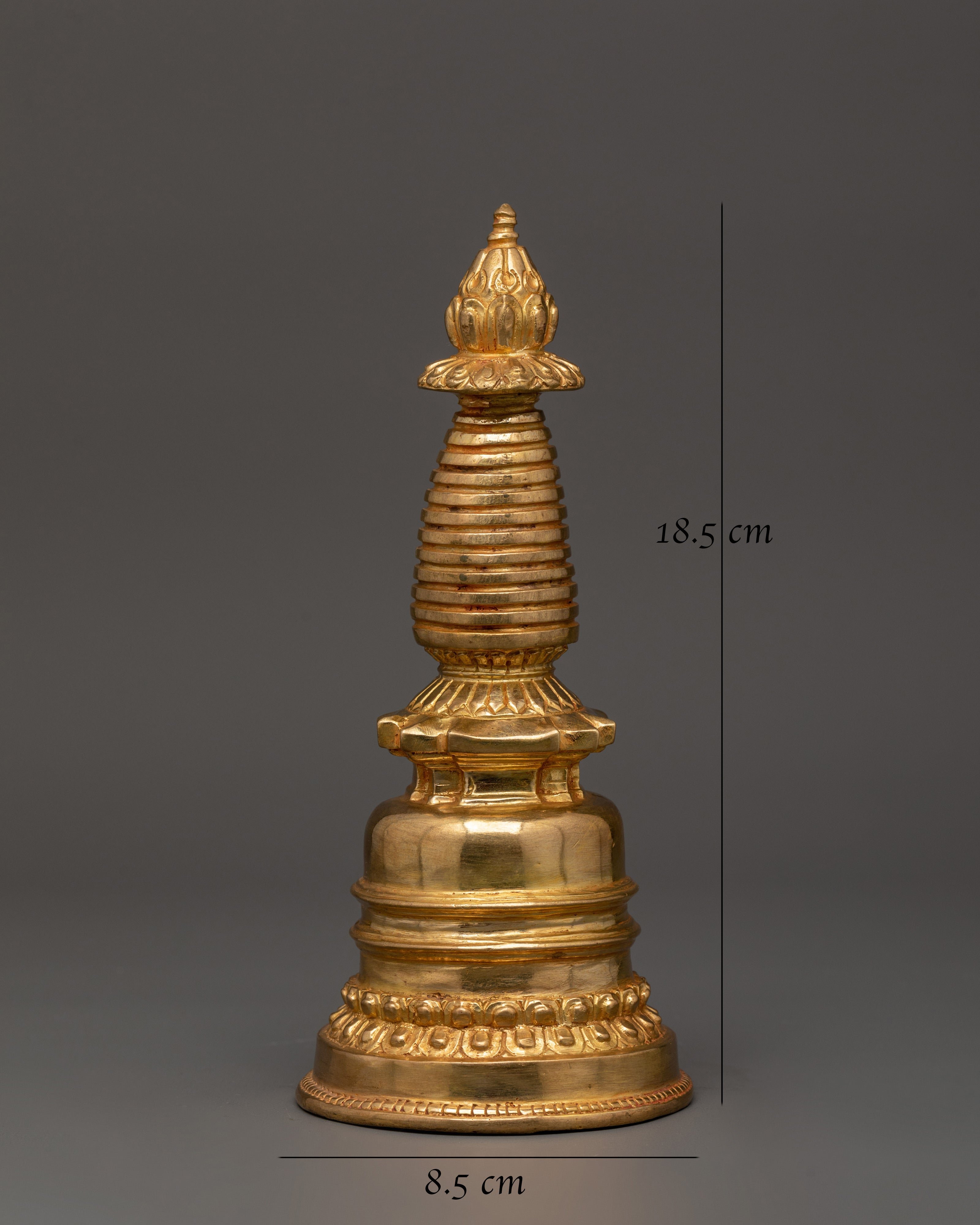 Gold Plated Buddhist Decor | Sacred Buddhist Sculpture