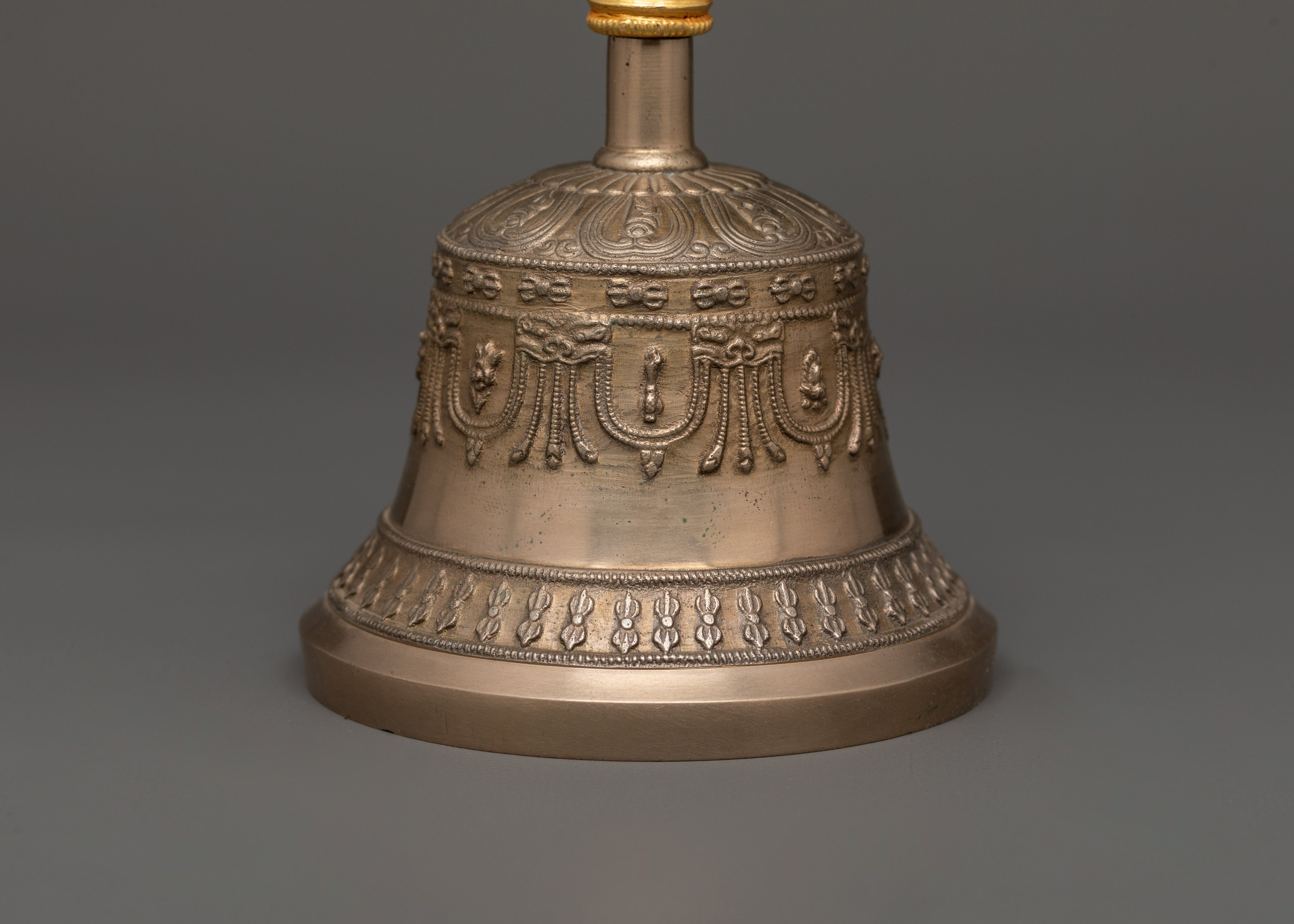 Bell and Vajra Bronze Craft for Altar | Tibetan Ritual Set
