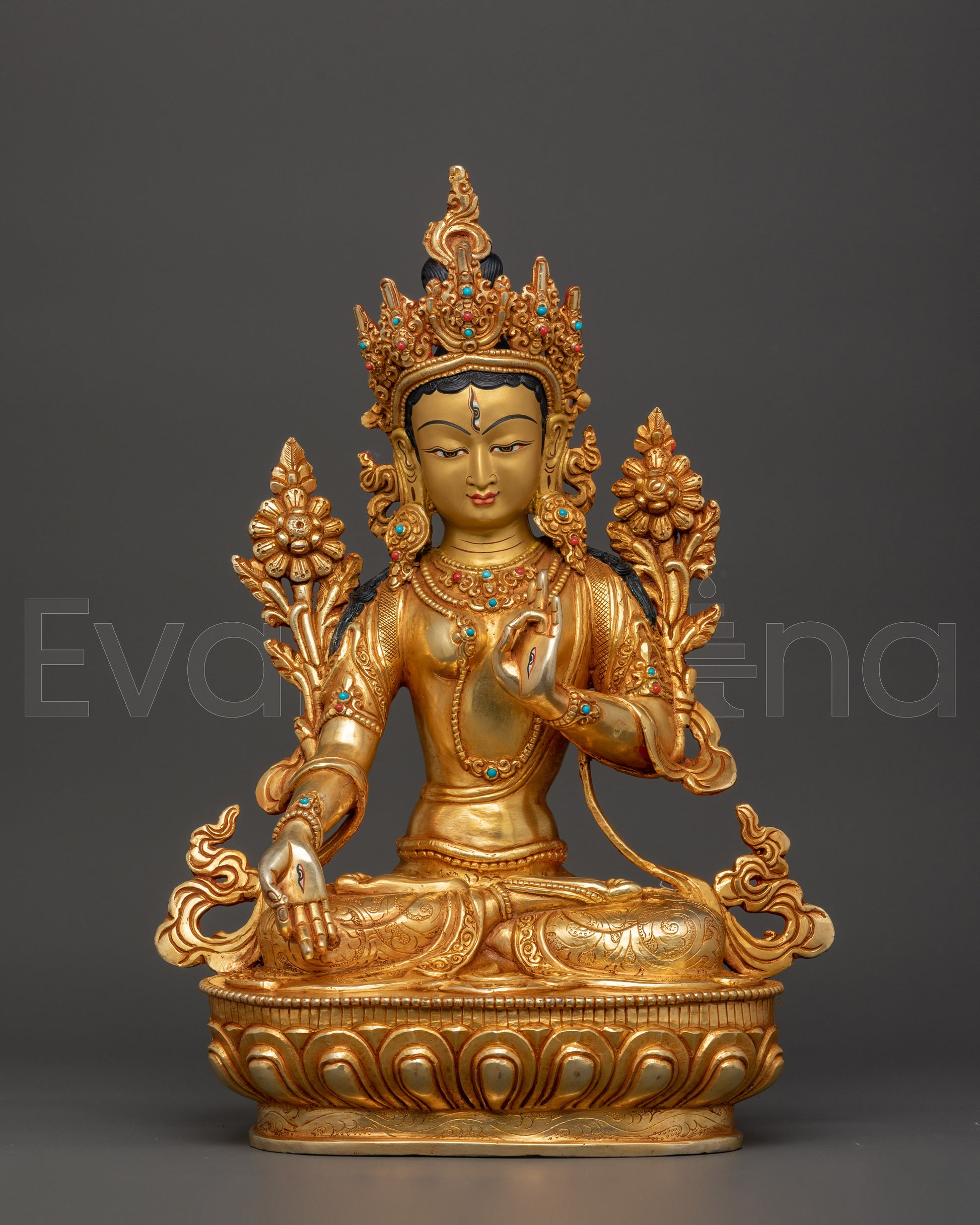 White Tara Statue 