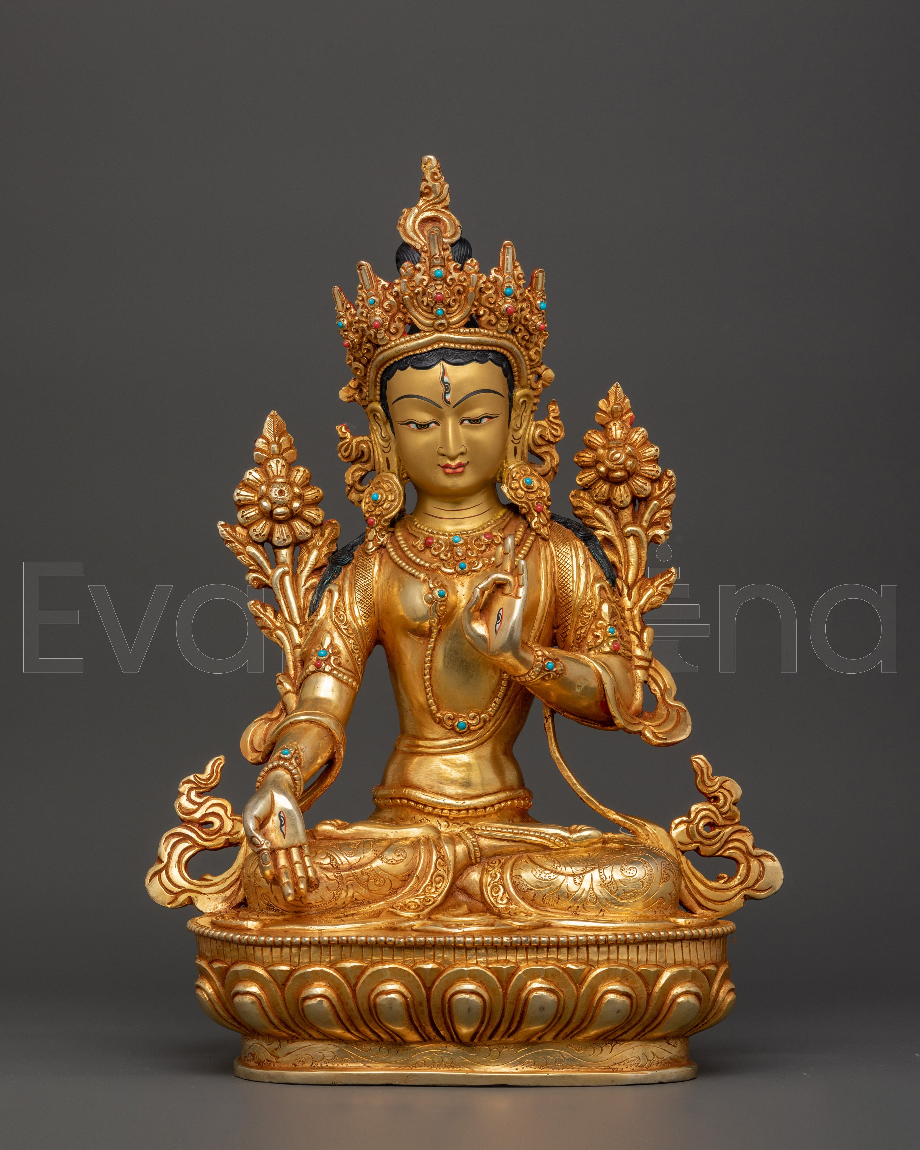 White Tara Statue 