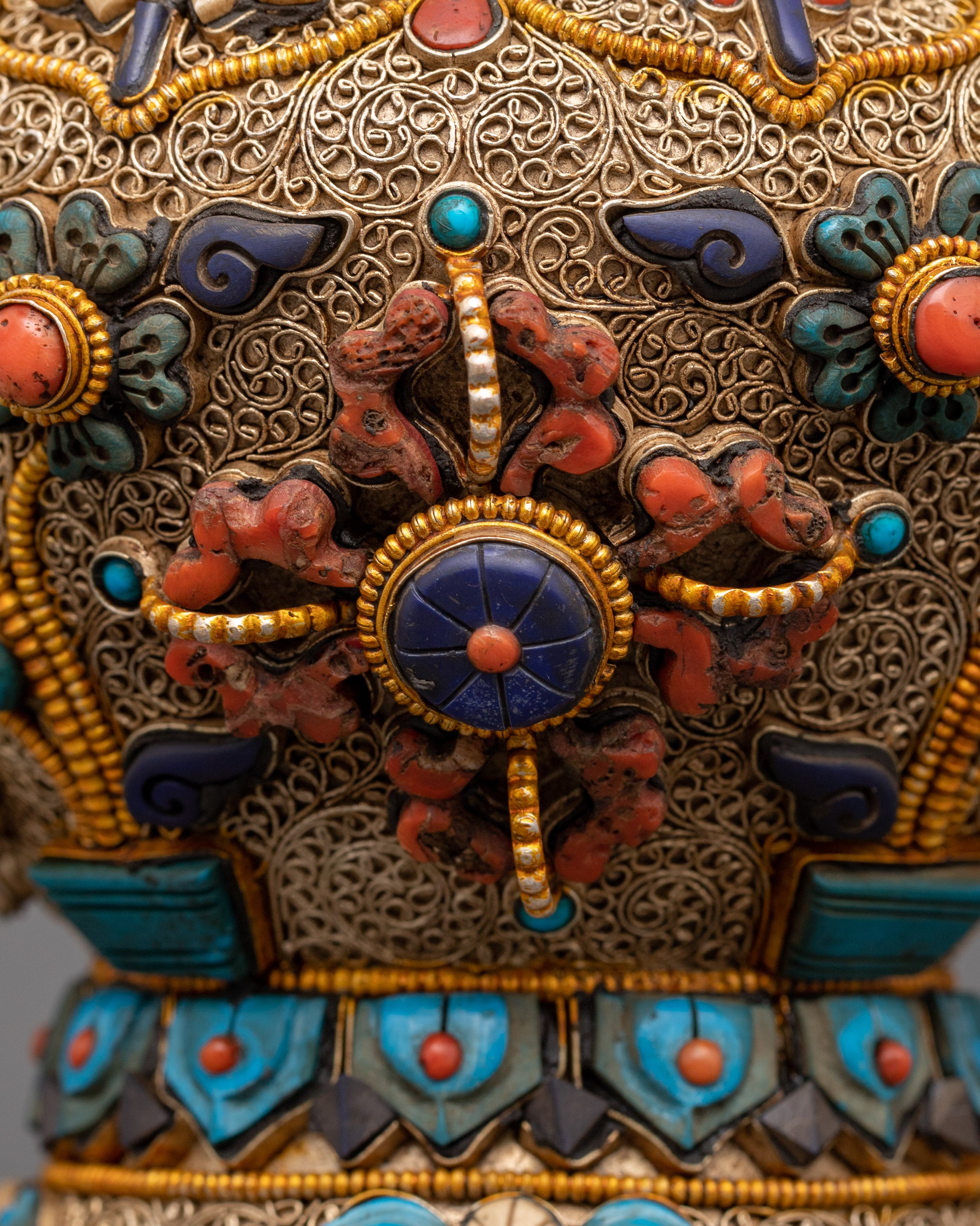 Tibetan Dhupur Rice Pot for Spiritual Serenity | Spiritual Ceremony Essential