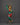 Maya Devi Brass Statue | Brass Sculpture with Turquoise & Coral Inlay