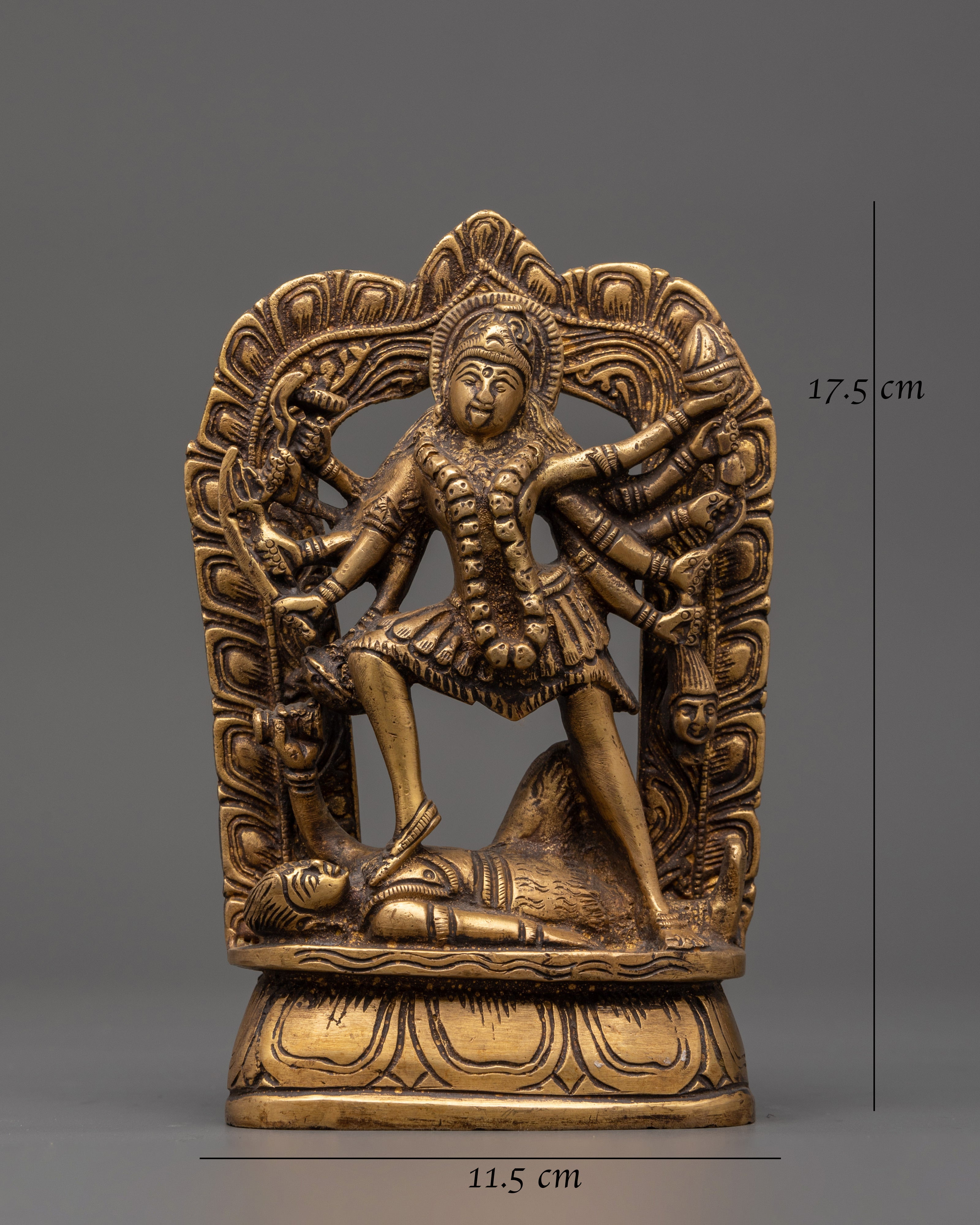 Mahakali brass statue | Home Shrine Art