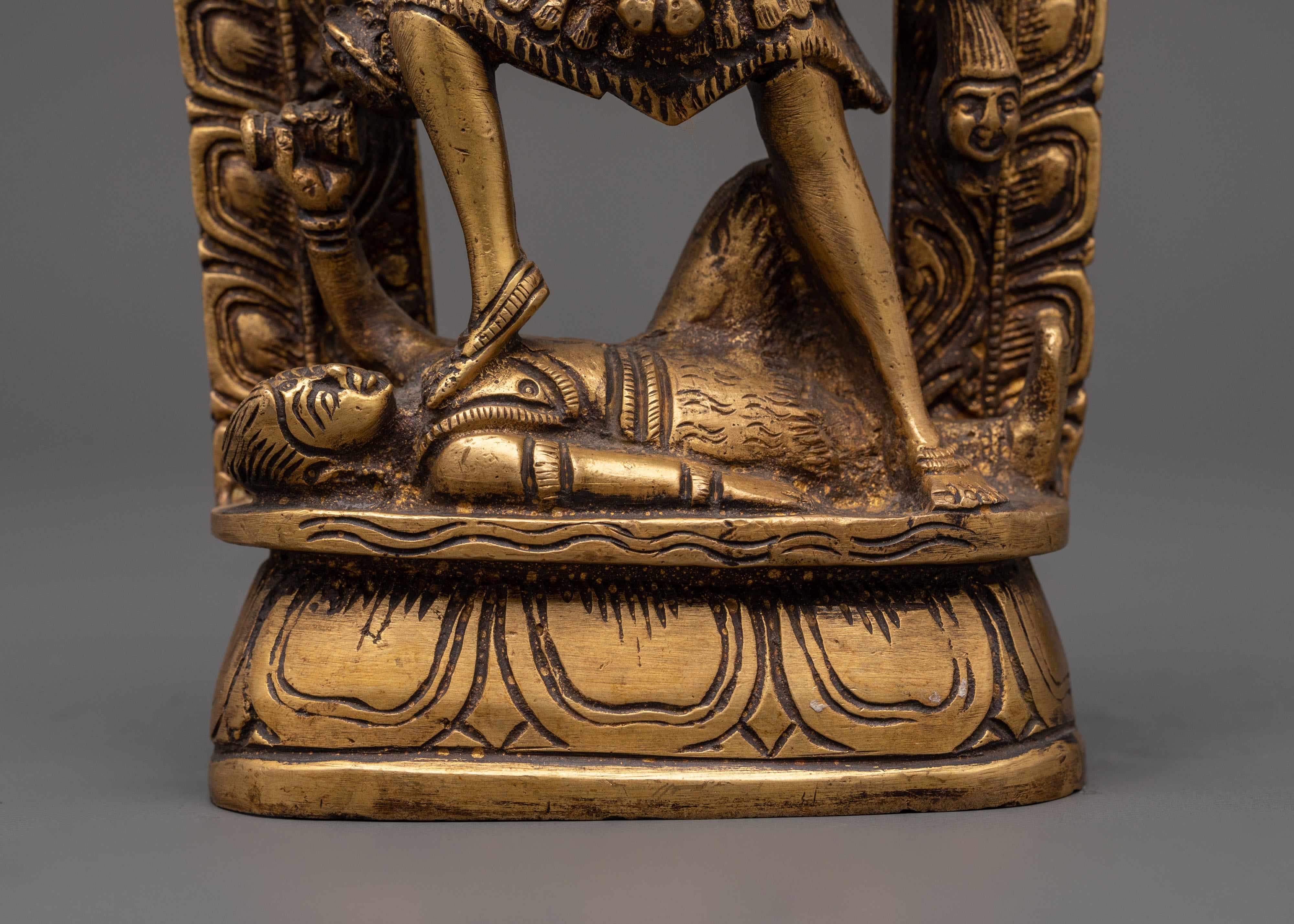Mahakali brass statue | Home Shrine Art