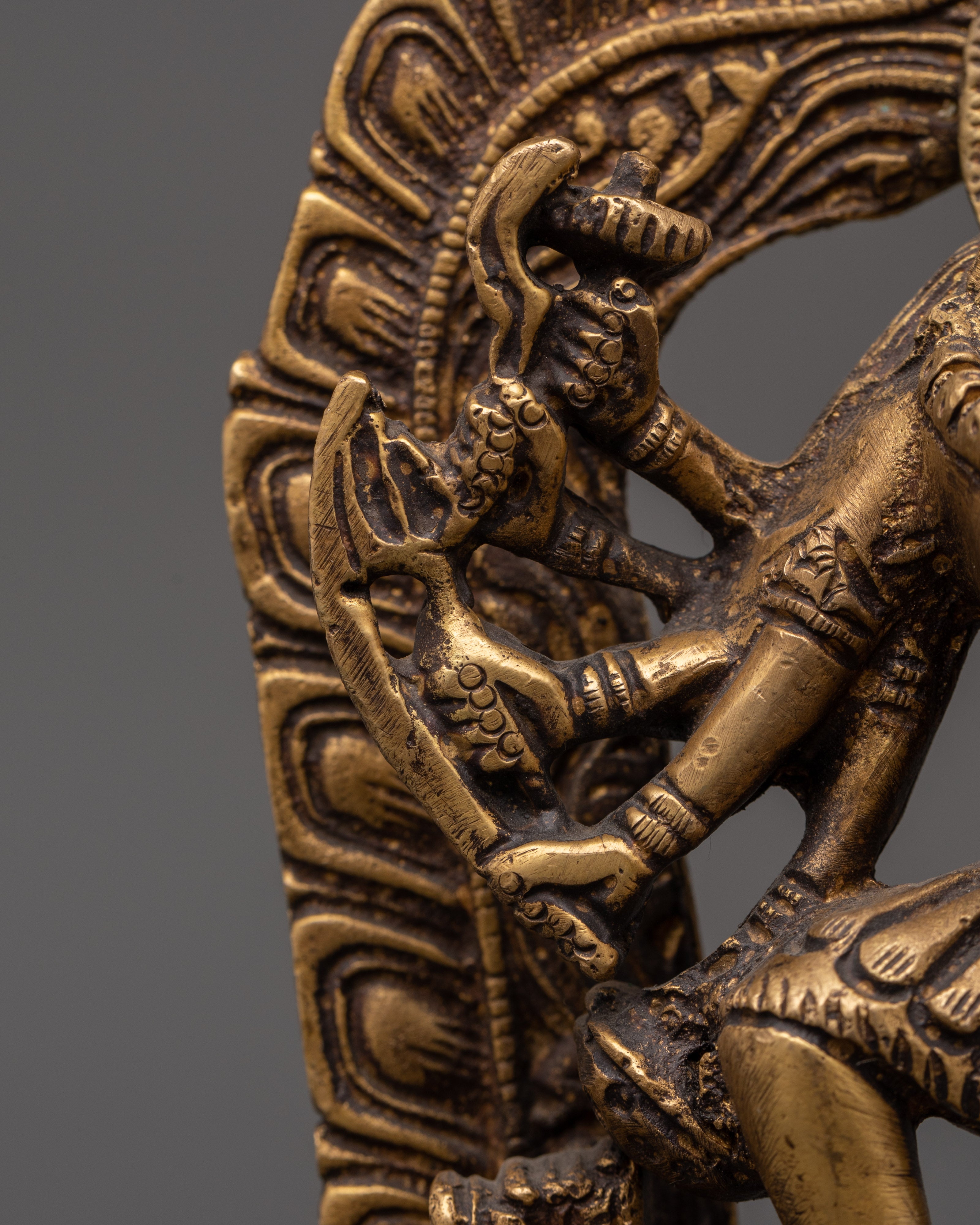 Mahakali brass statue | Home Shrine Art
