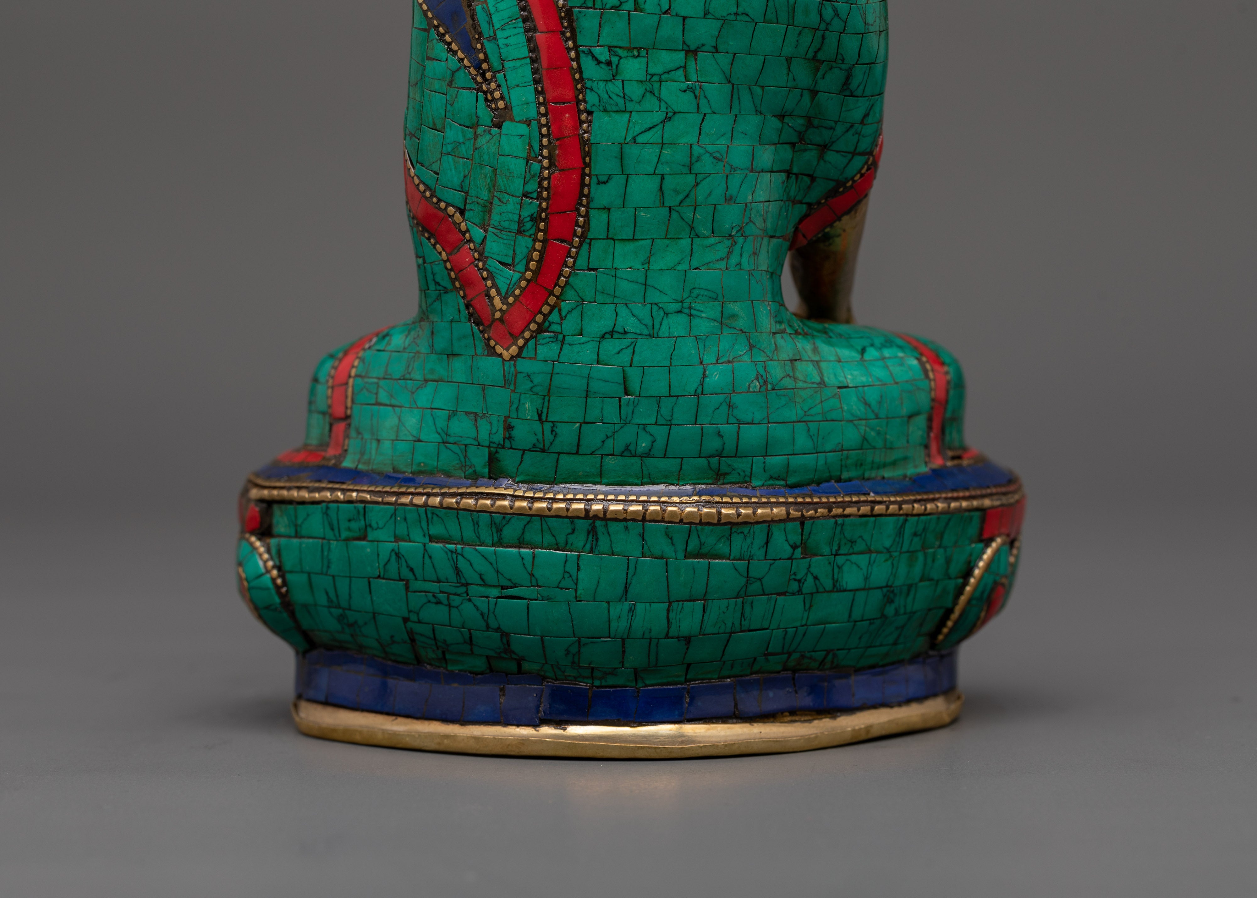 Shakyamuni Buddha Brass Statue | Enlightenment Symbol