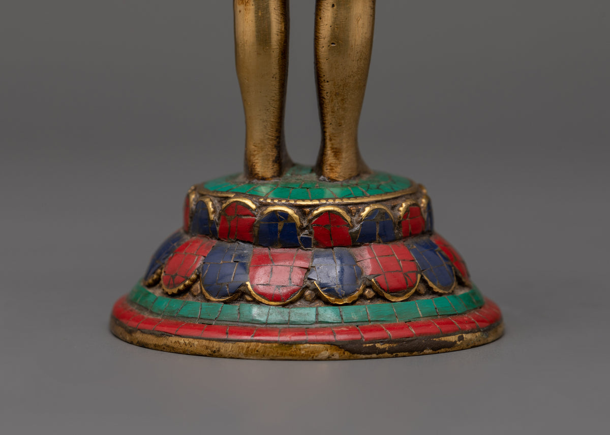 Siddhartha Gautama Brass Statue | Spiritual Decor