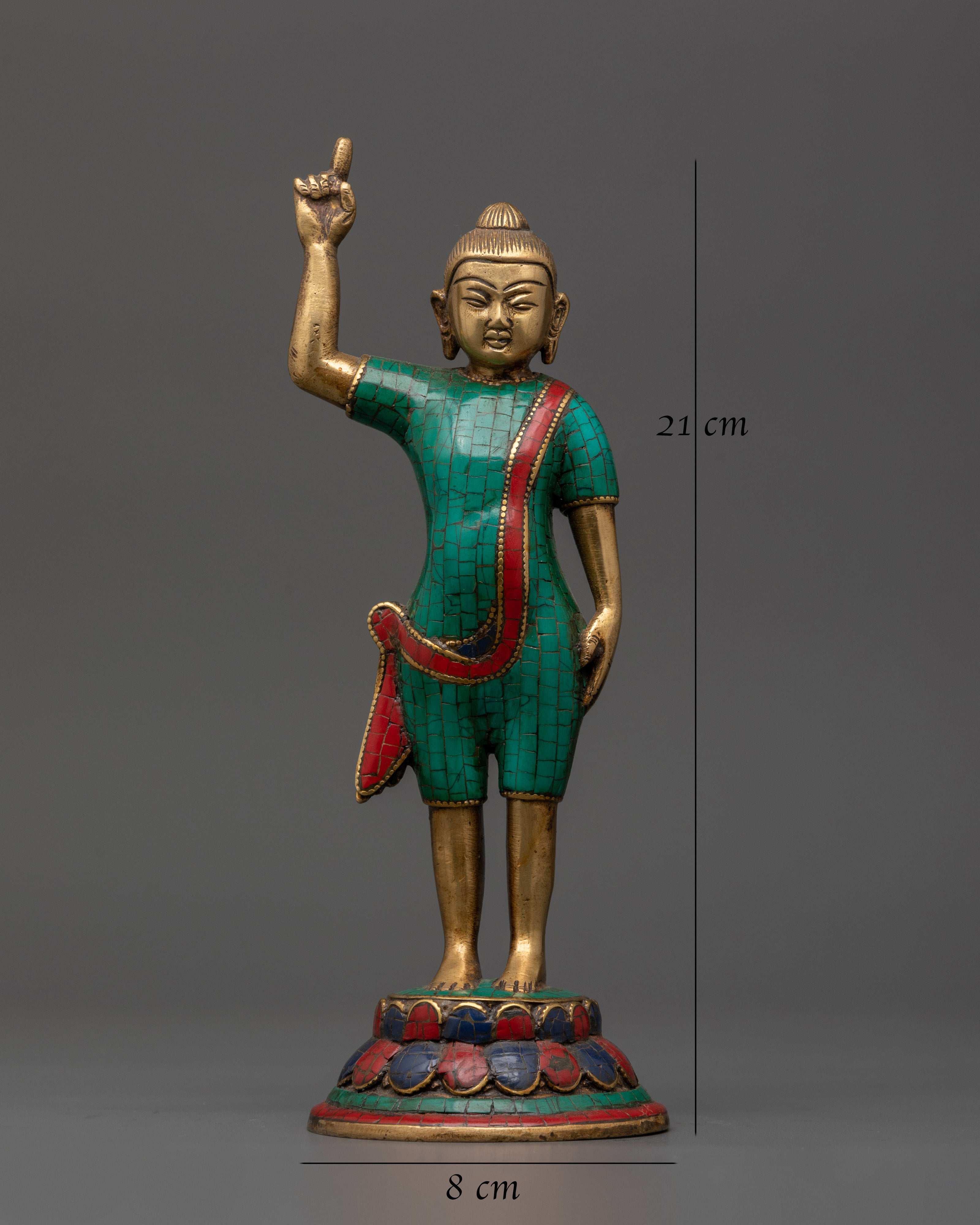 Siddhartha Gautama Brass Statue | Spiritual Decor