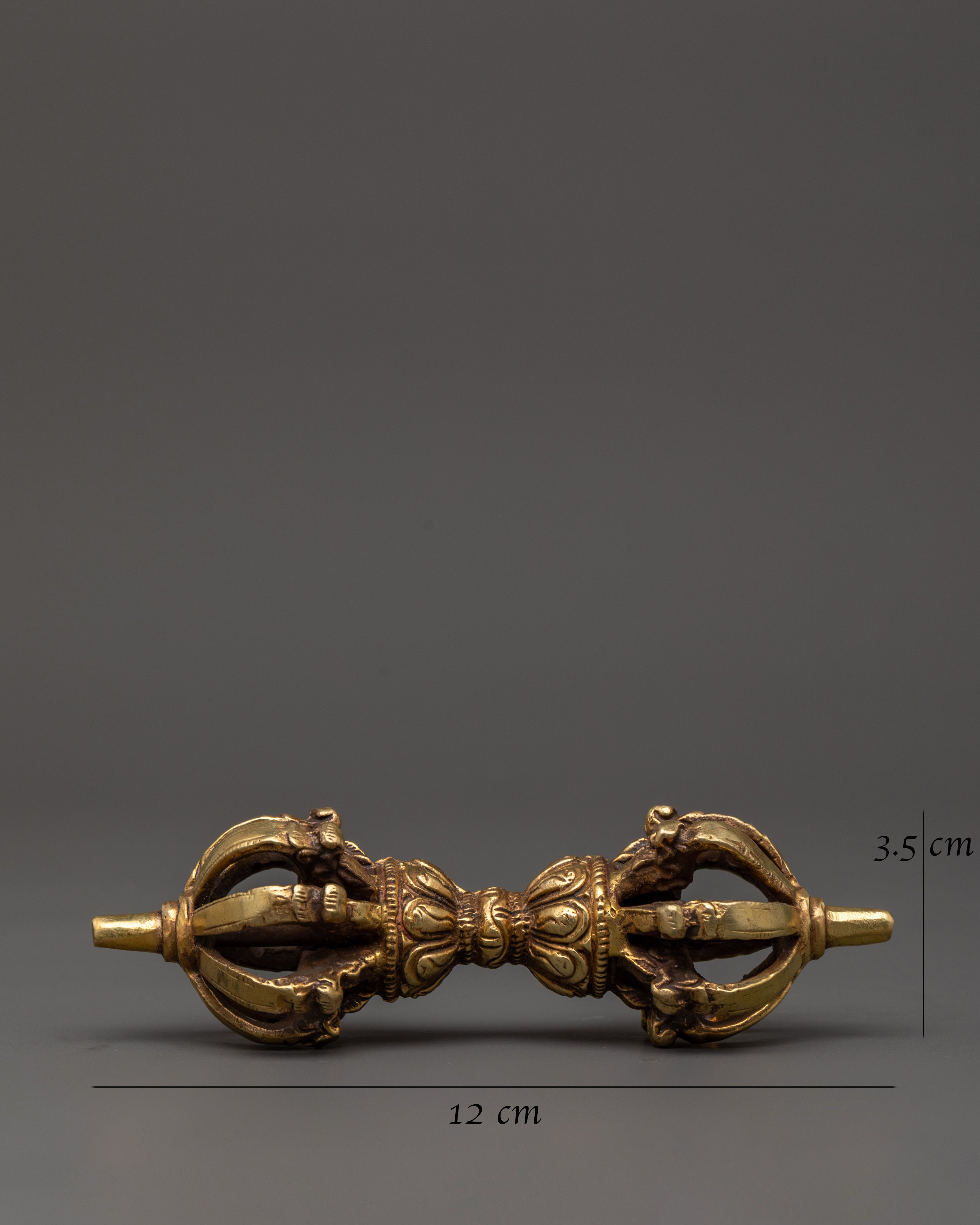 Tibetan Brass Vajra Dorje | Spiritual Artifact