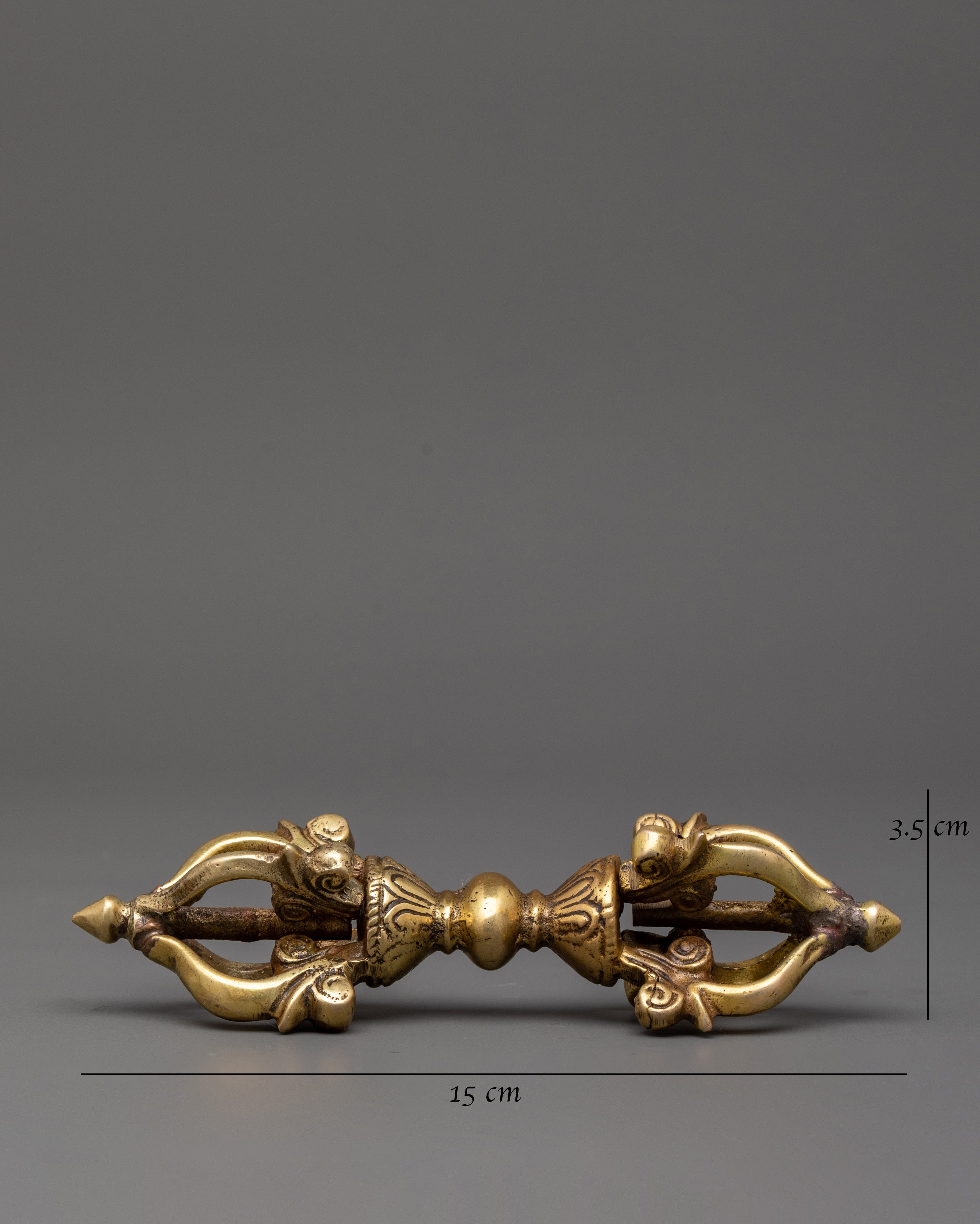 Handcrafted Brass Vajra Dorje | Buddhist Ritual Symbol