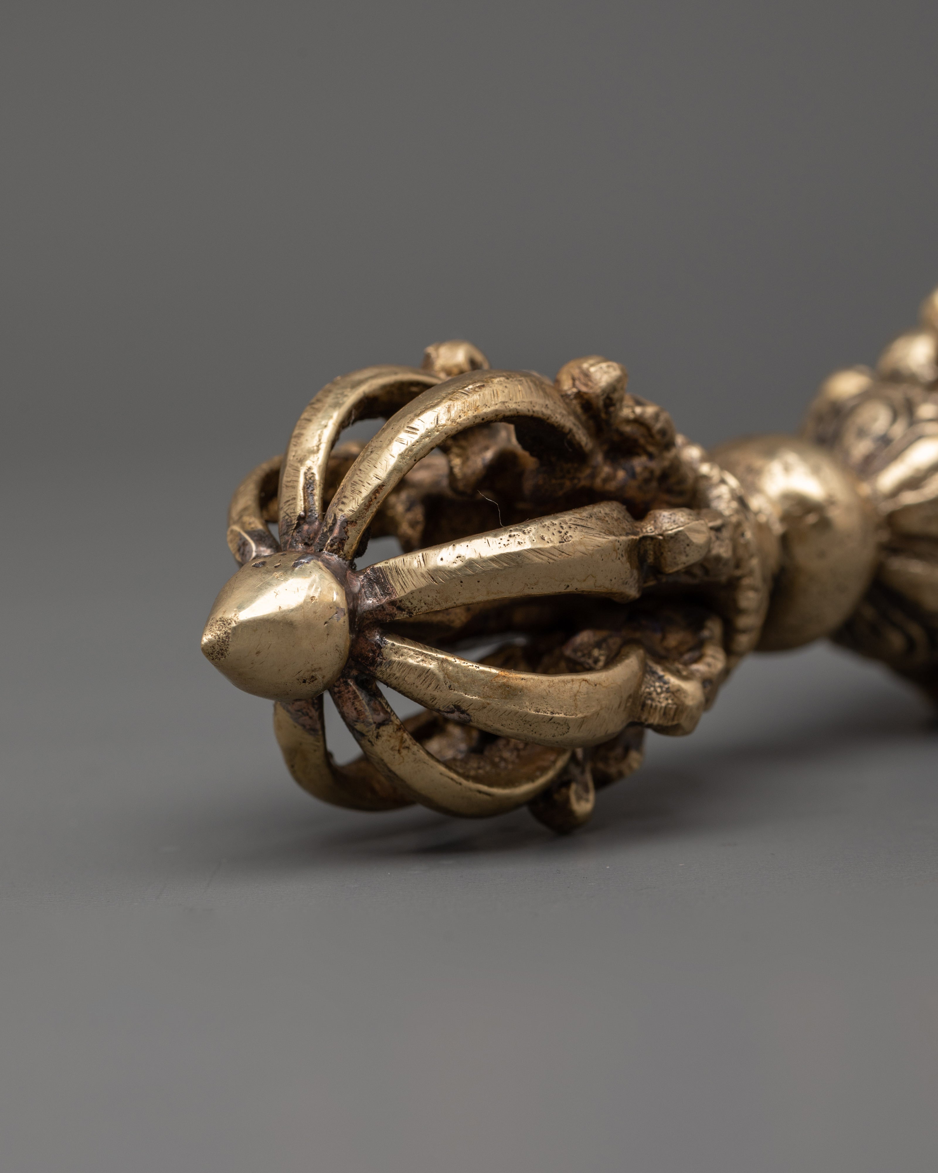 Sacred brass Vajra Dorje | Tibetan Tantric Ritual Too
