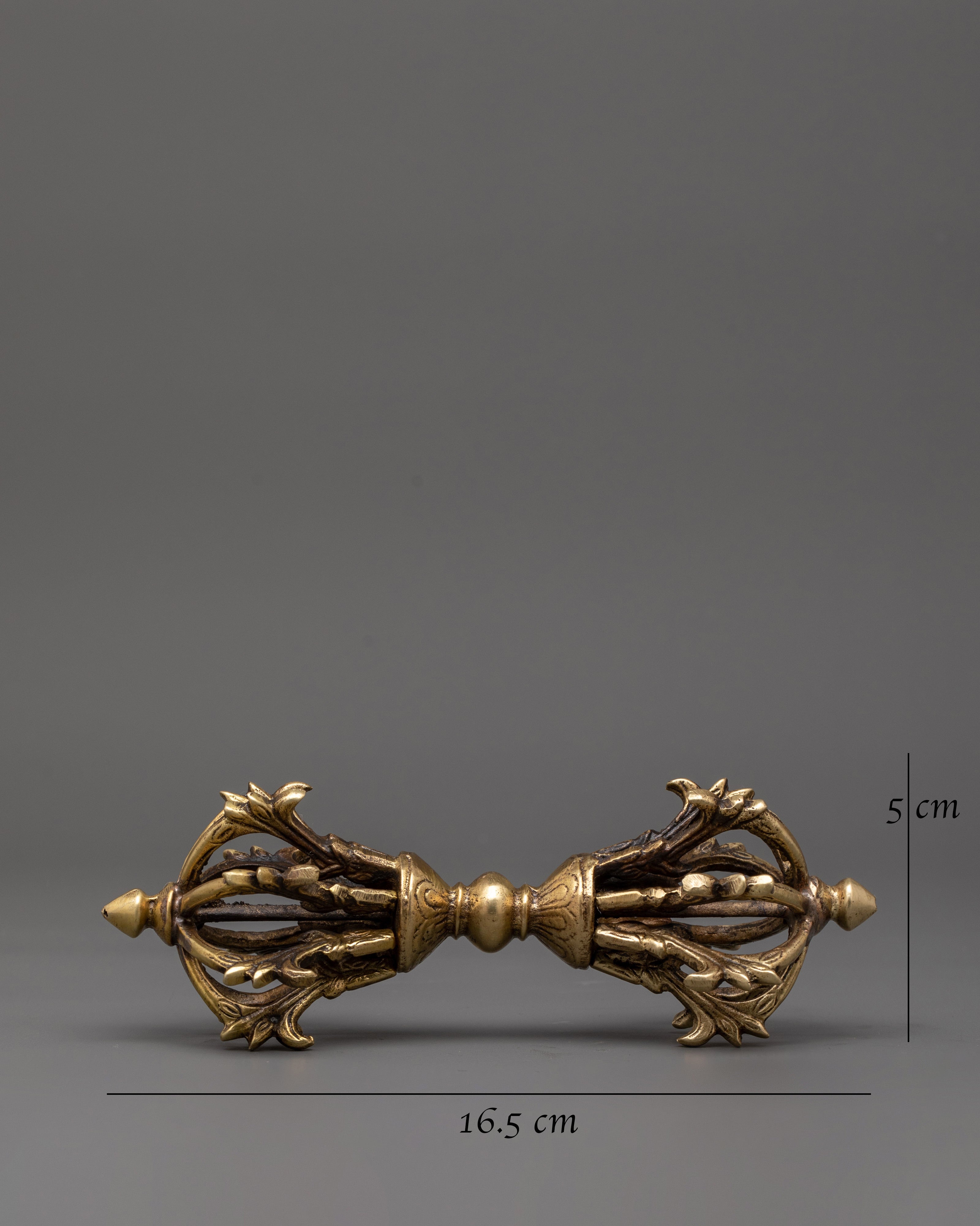 Brass Vajra Dorje | Handcrafted Enlightenment Artifact