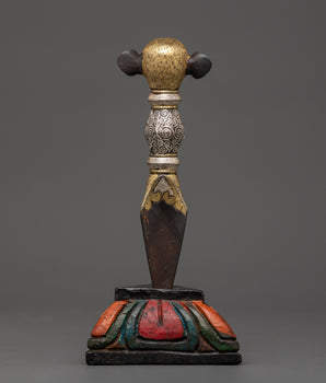 Phurba with Elephant Head | Sacred Ritual Dagger