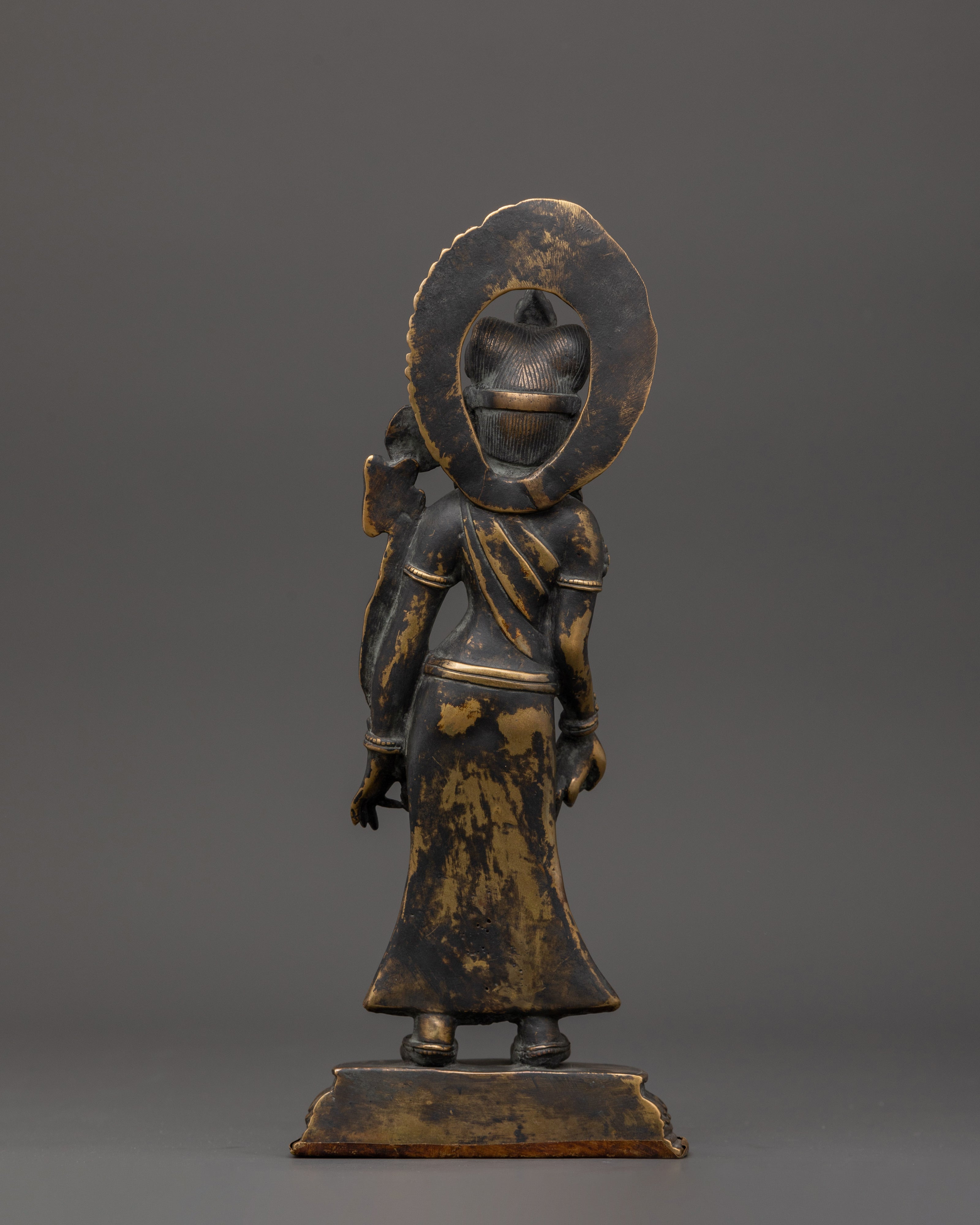 Tibetan Green Tara Sculpture | Handcrafted Buddhist Goddess Statue