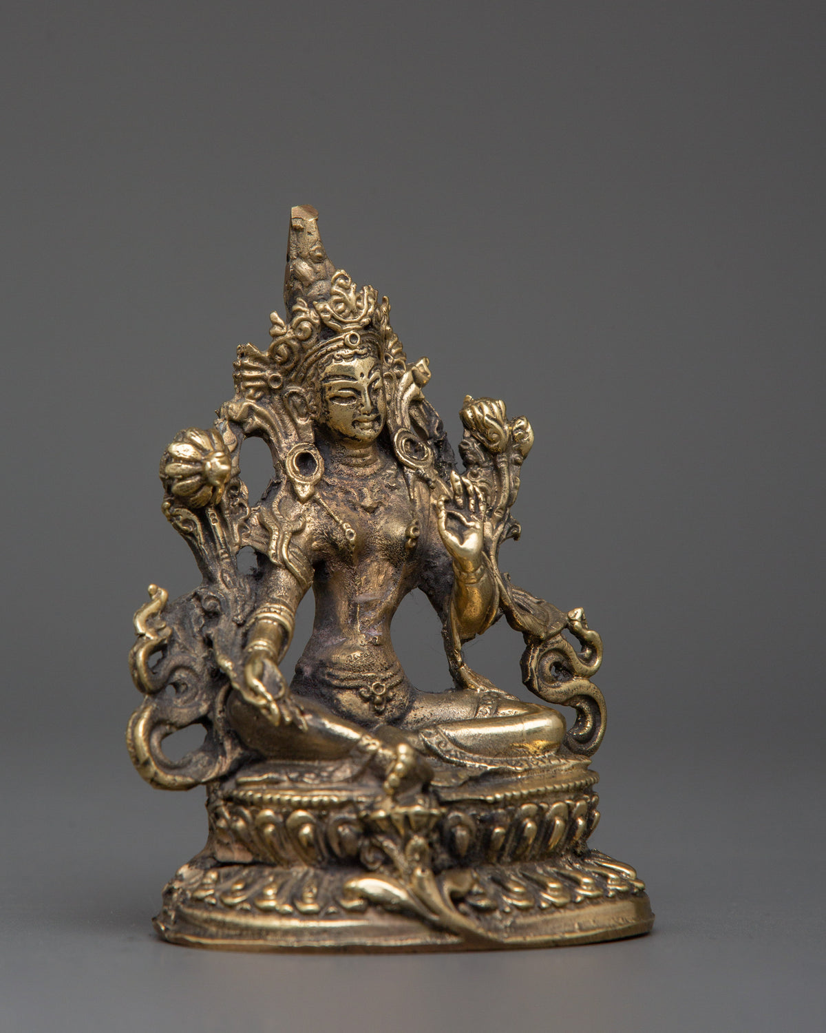 Tibetan Goddess Tara | Buddha Figurine for Altar