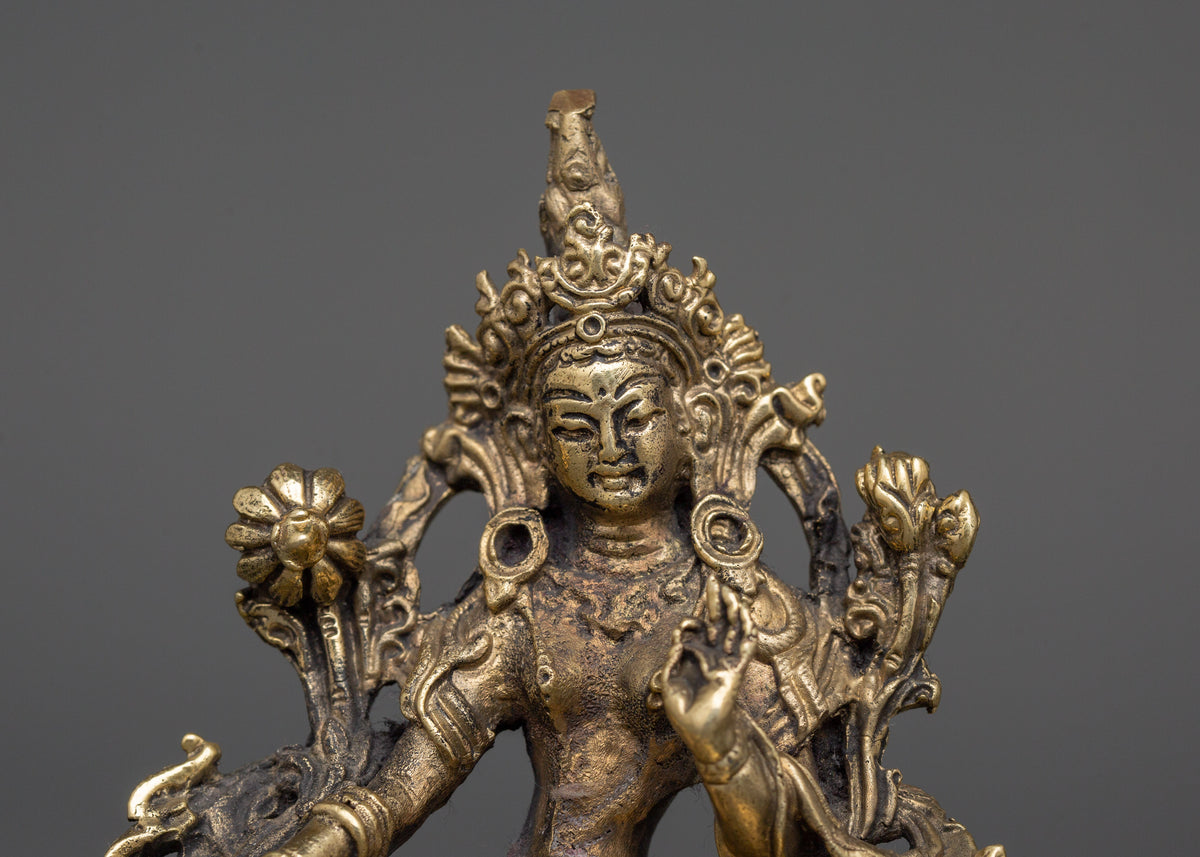Tibetan Goddess Tara | Buddha Figurine for Altar