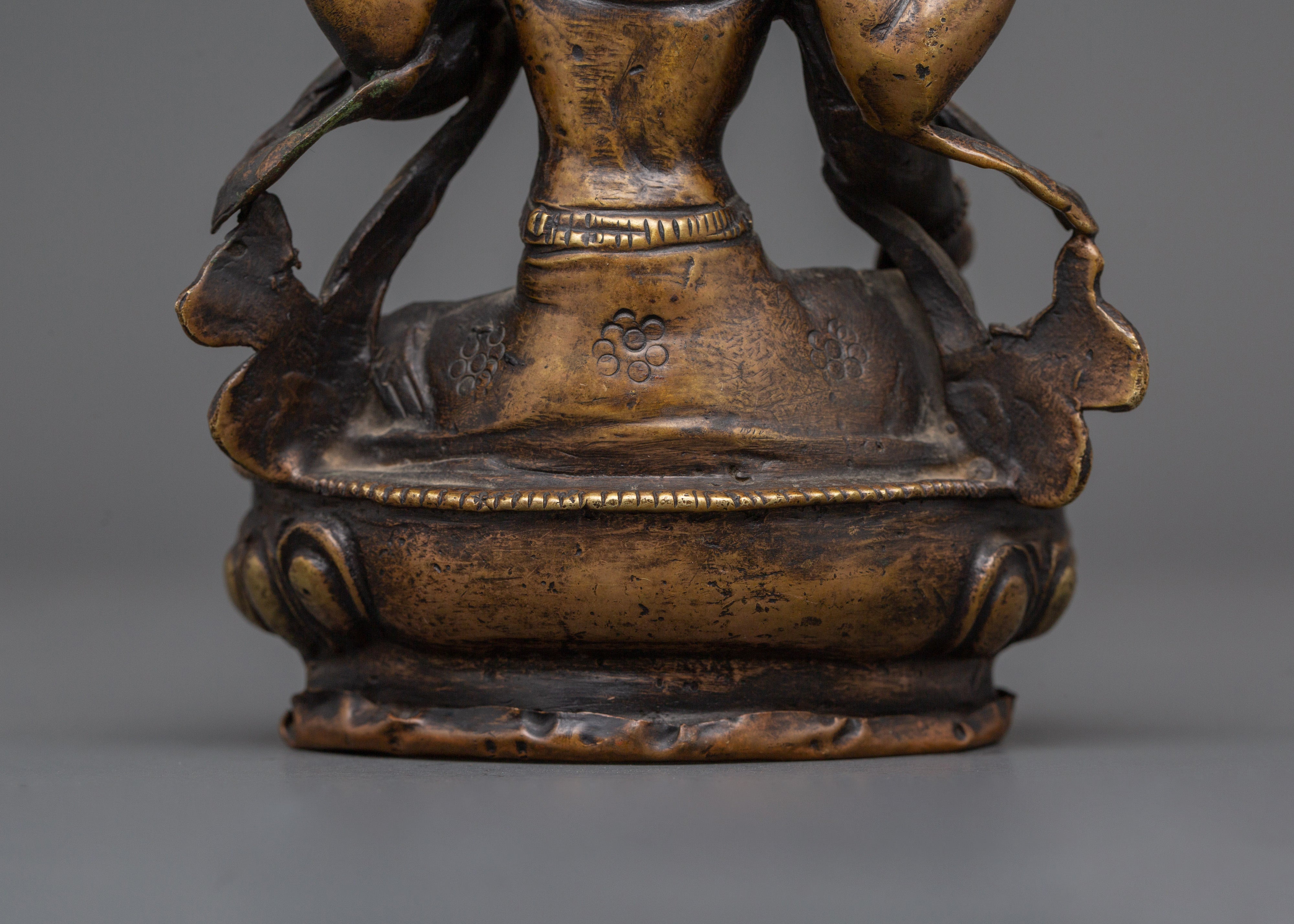 Laxmi Prosperity Goddess | Brass Lakshmi Mata Idol