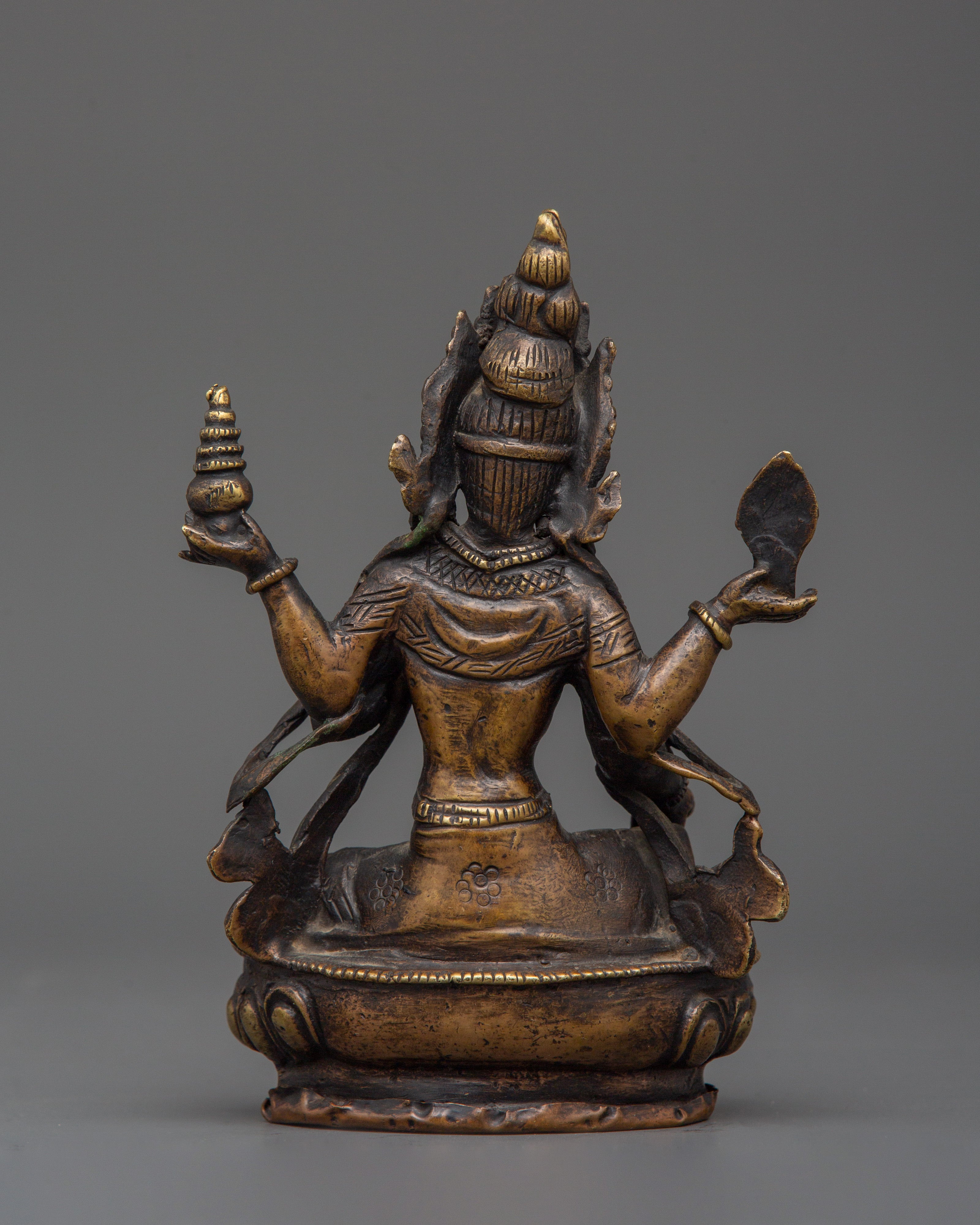 Laxmi Prosperity Goddess | Brass Lakshmi Mata Idol