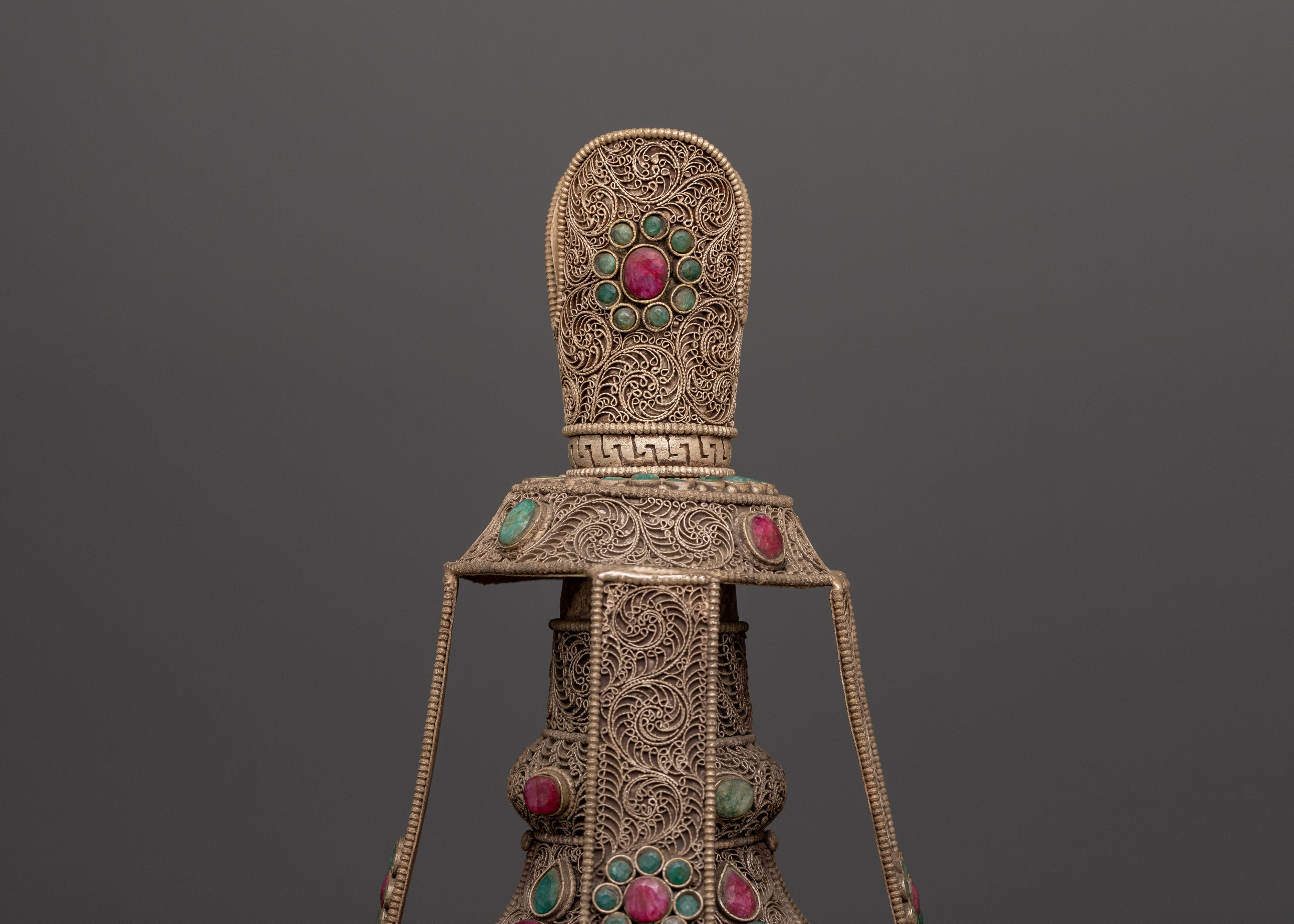 Handcrafted Tibetan Life Vase | Healing Ritual Vase for Ceremonies