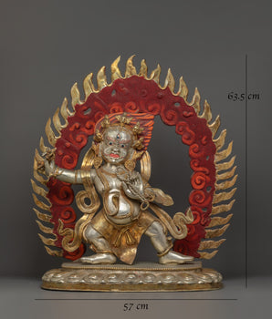 Vajrapani Wrathful Deity Statue | Fierce Guardian of Buddhism