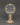 Tibetan Double-Sided Mirror |  White Metal Buddhist Altar Decor