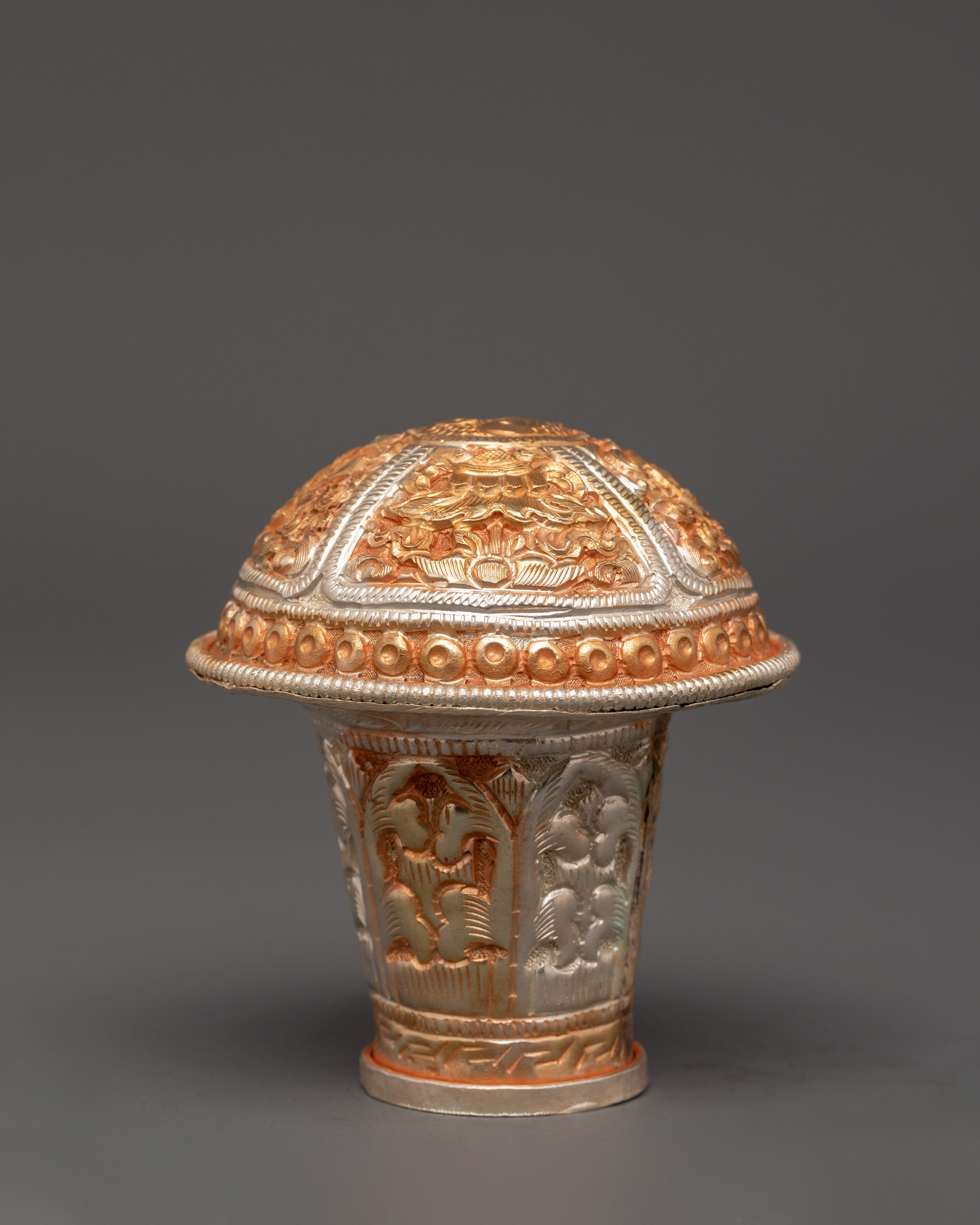 Brocade Stick Cap Home Decor | Elegant Decorative Accent