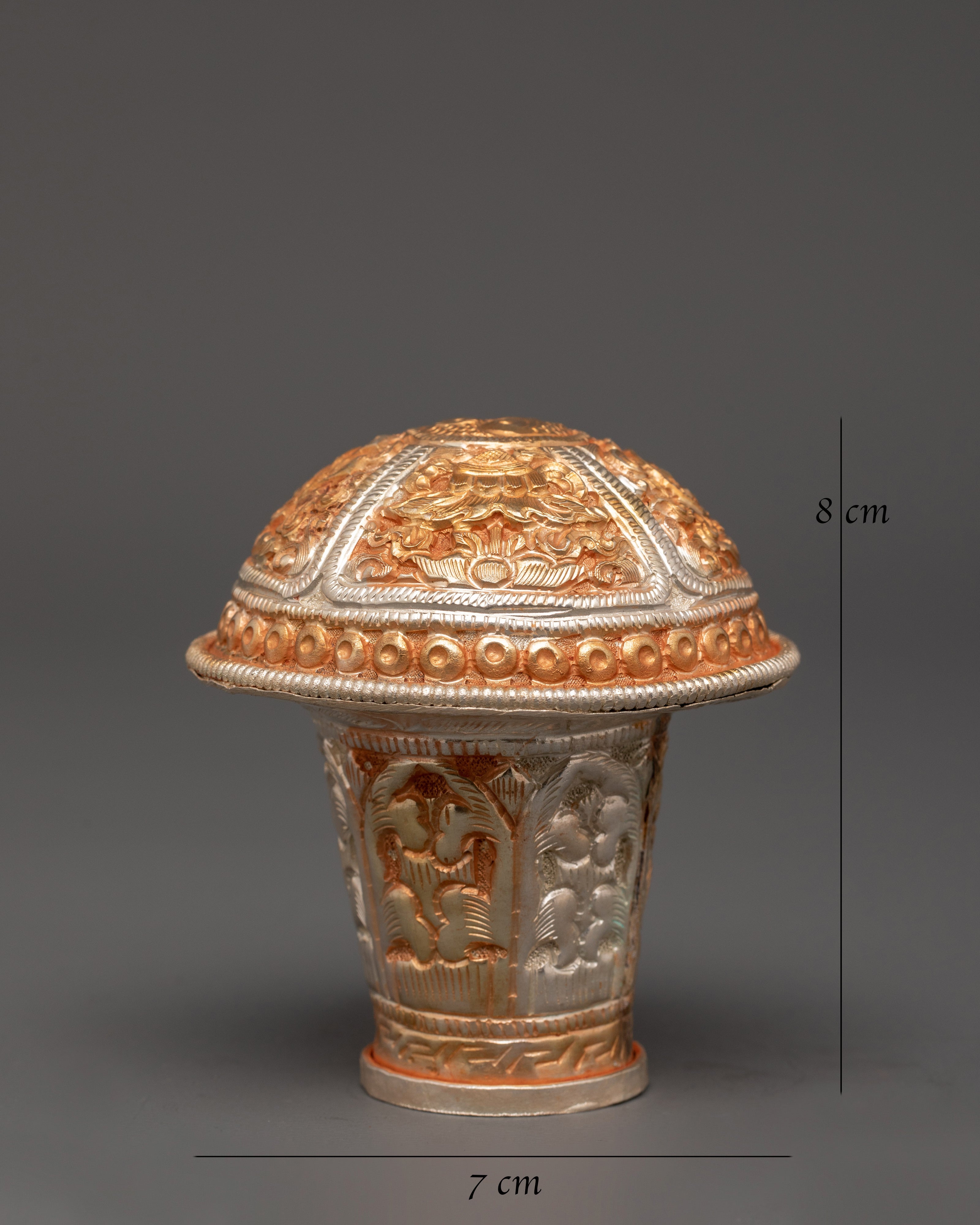 Brocade Stick Cap Home Decor | Elegant Decorative Accent