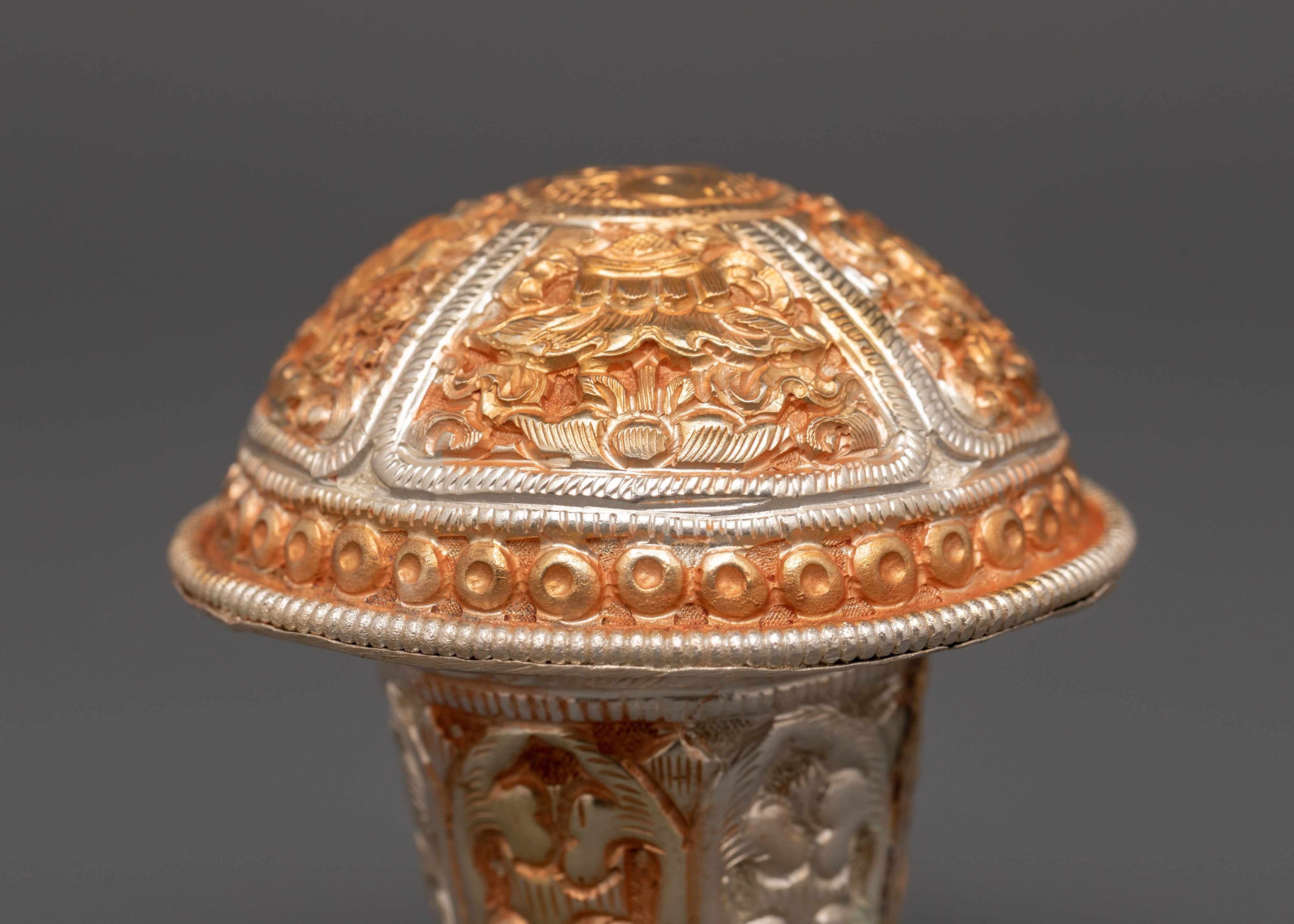 Brocade Stick Cap Home Decor | Elegant Decorative Accent