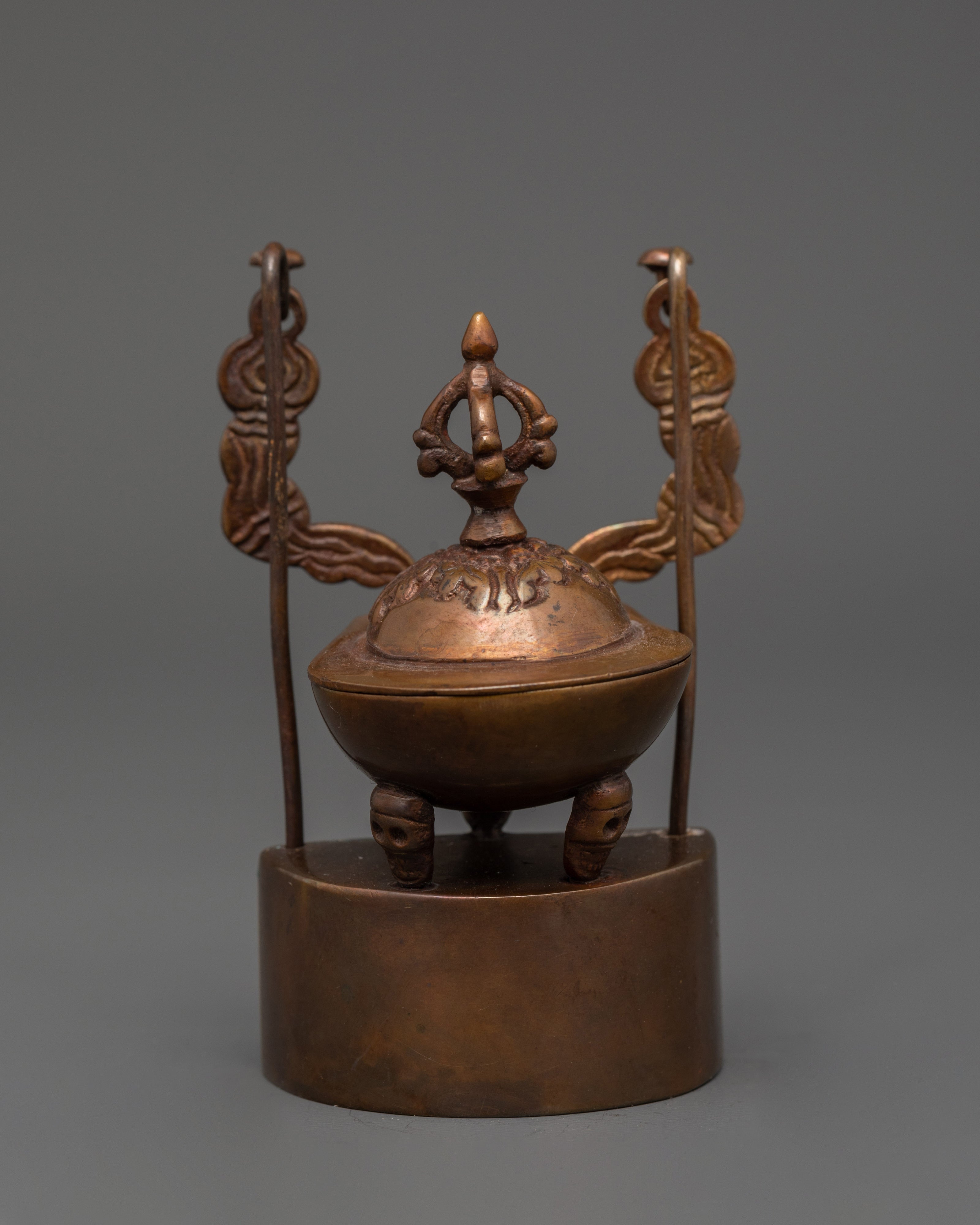 Tibetan Kapala Offering Bowl | Tantric Altar Tool for Puja & Meditation