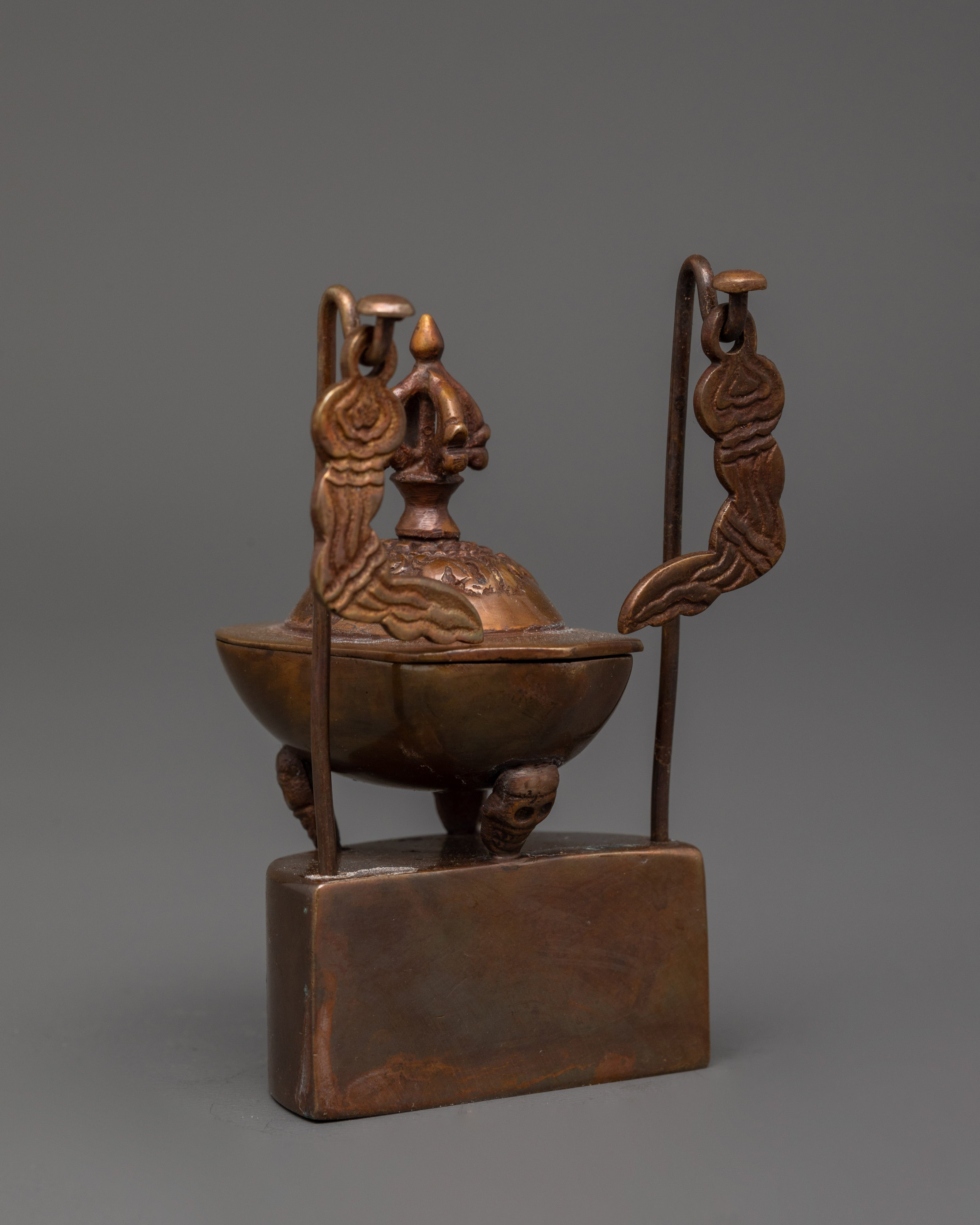 Tibetan Kapala Offering Bowl | Tantric Altar Tool for Puja & Meditation