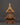 Tibetan Stupa for Home Decor | Gold Plated Copper Sculpture