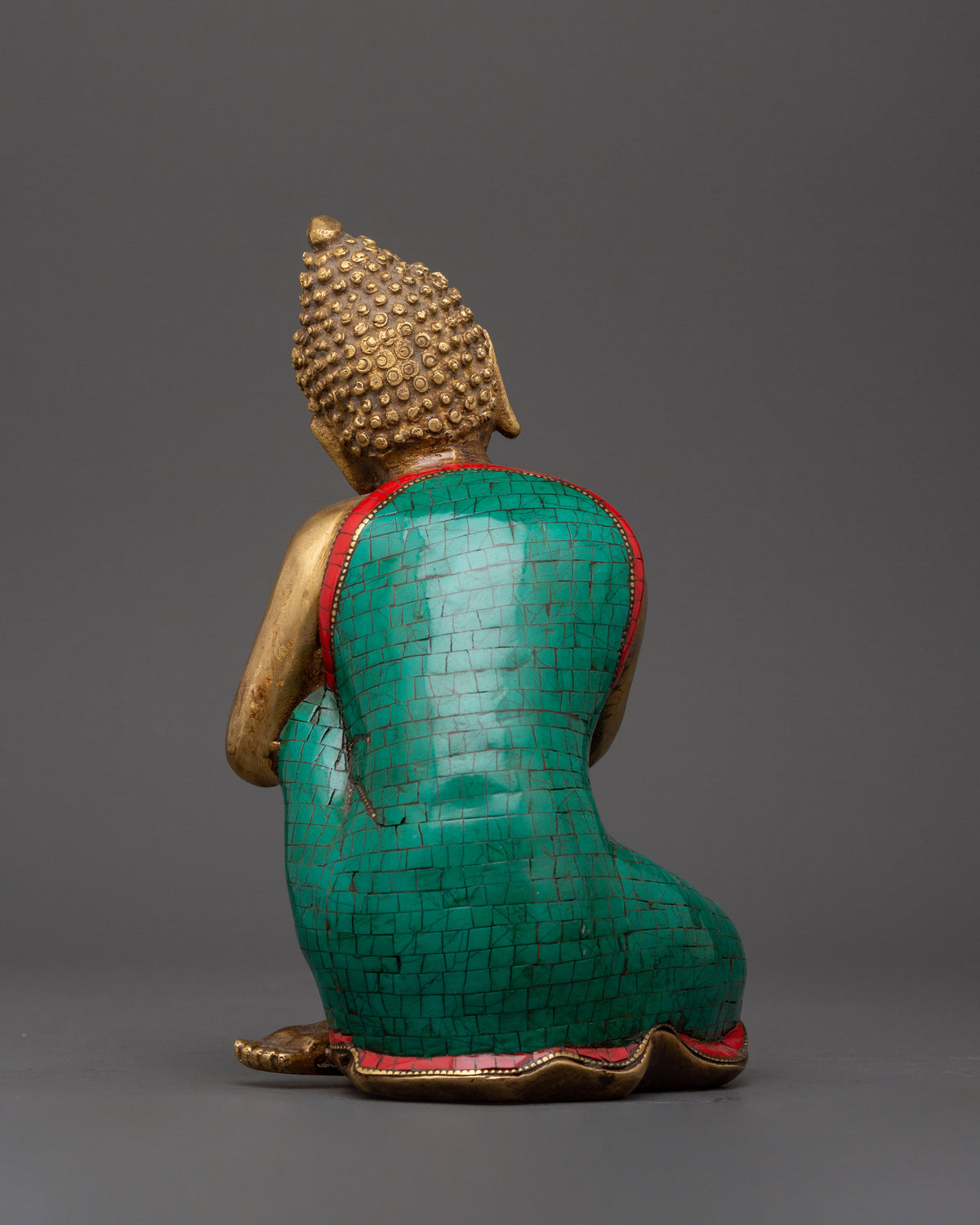 Peaceful Buddha Brass Statue | Handcrafted Meditation Decor