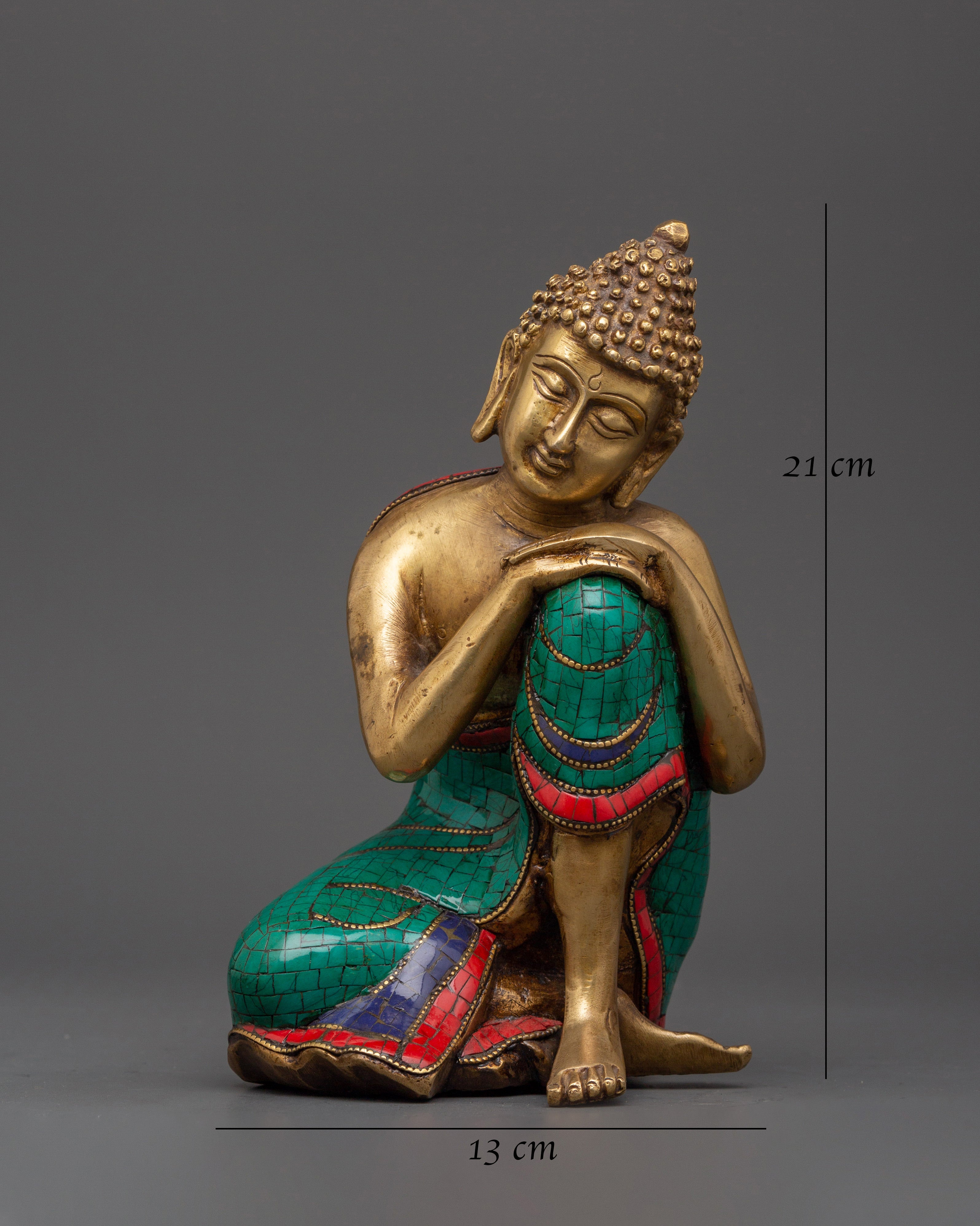 Peaceful Buddha Brass Statue | Handcrafted Meditation Decor