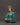 Lokeshwor Bodhisattva Statue | Brass Figurine with Turquoise & Coral Inlay
