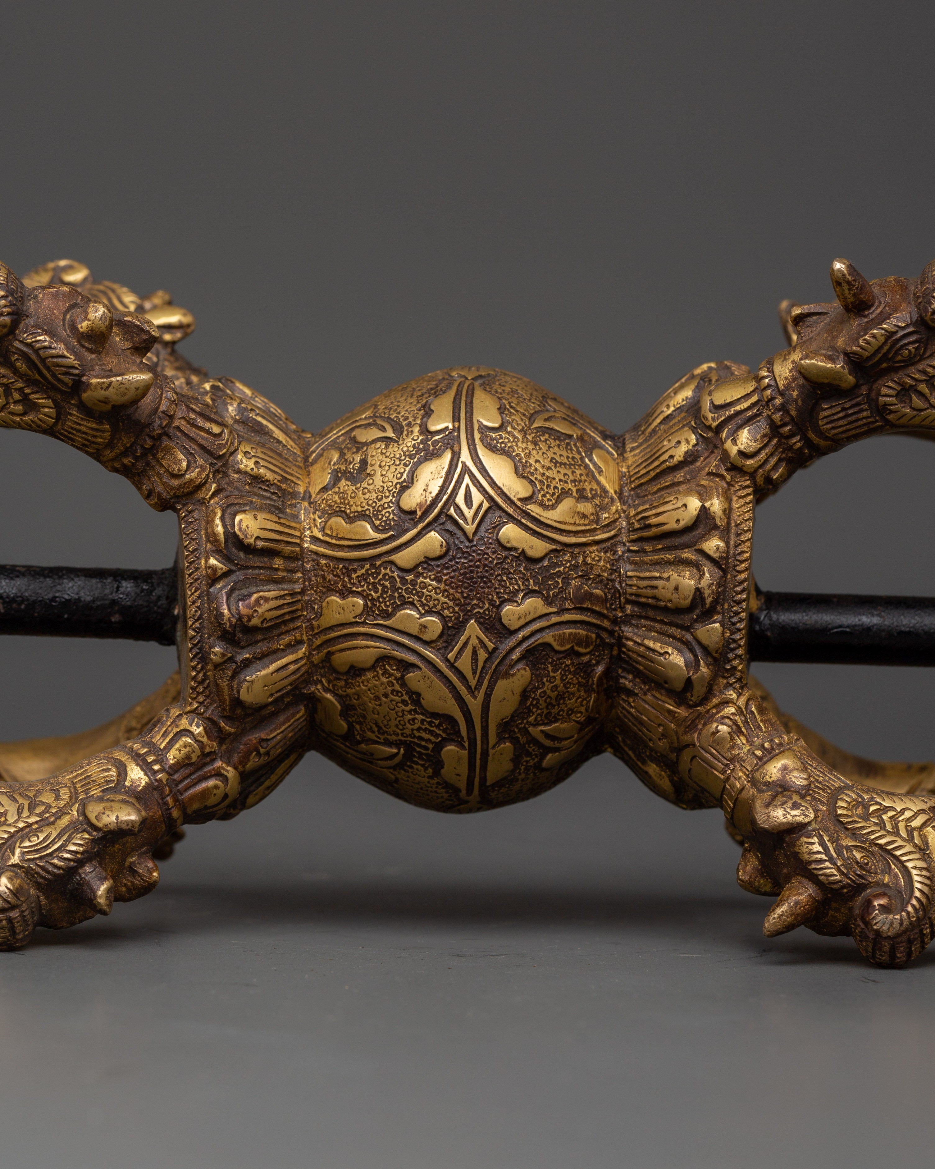 Brass Vajra Thunderbolt | Tibetan Buddhist Ritual Tool