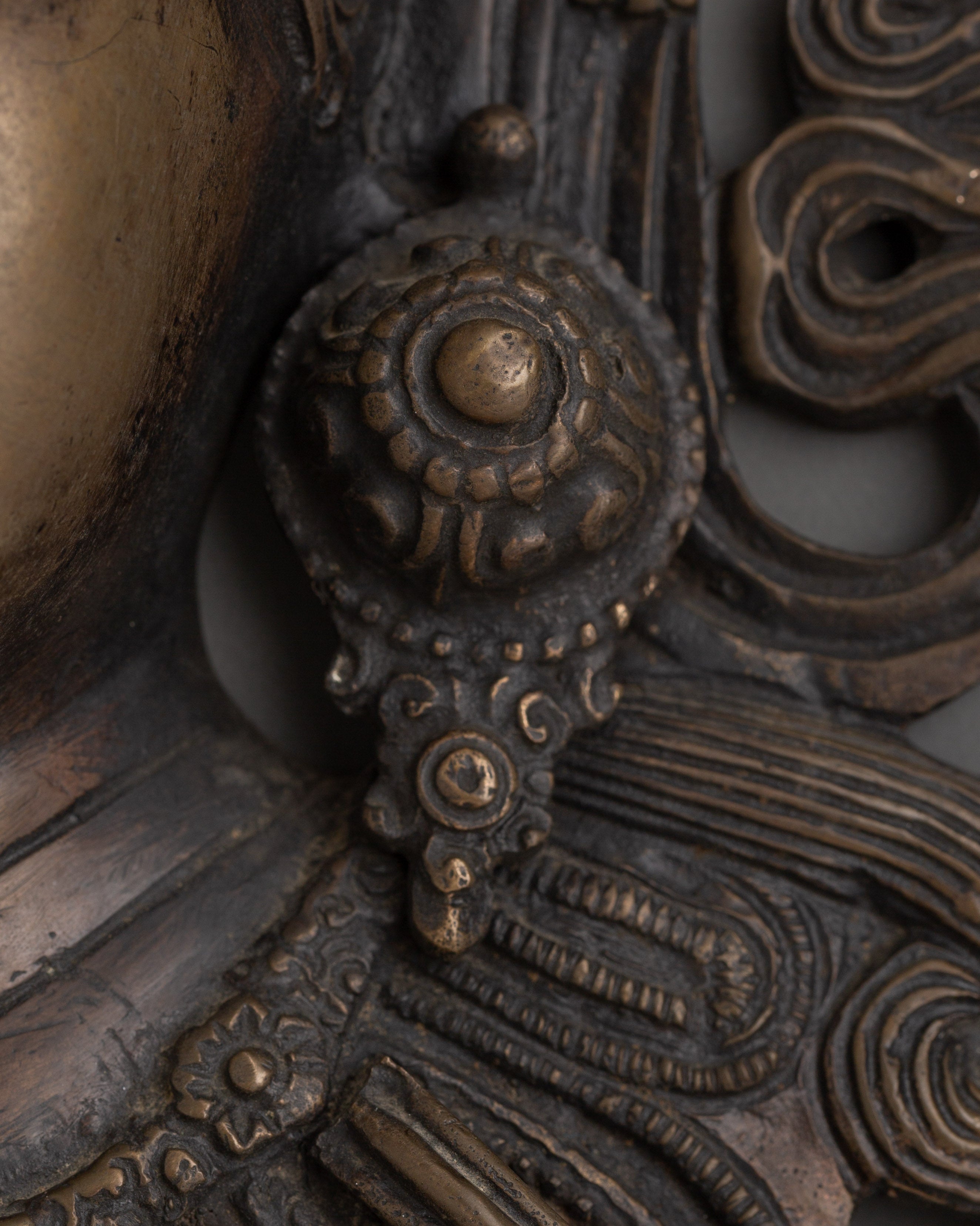 Oxidized Brass Green Tara Wall Hanging | Buddhist Decor, Divine Feminine Sculpture