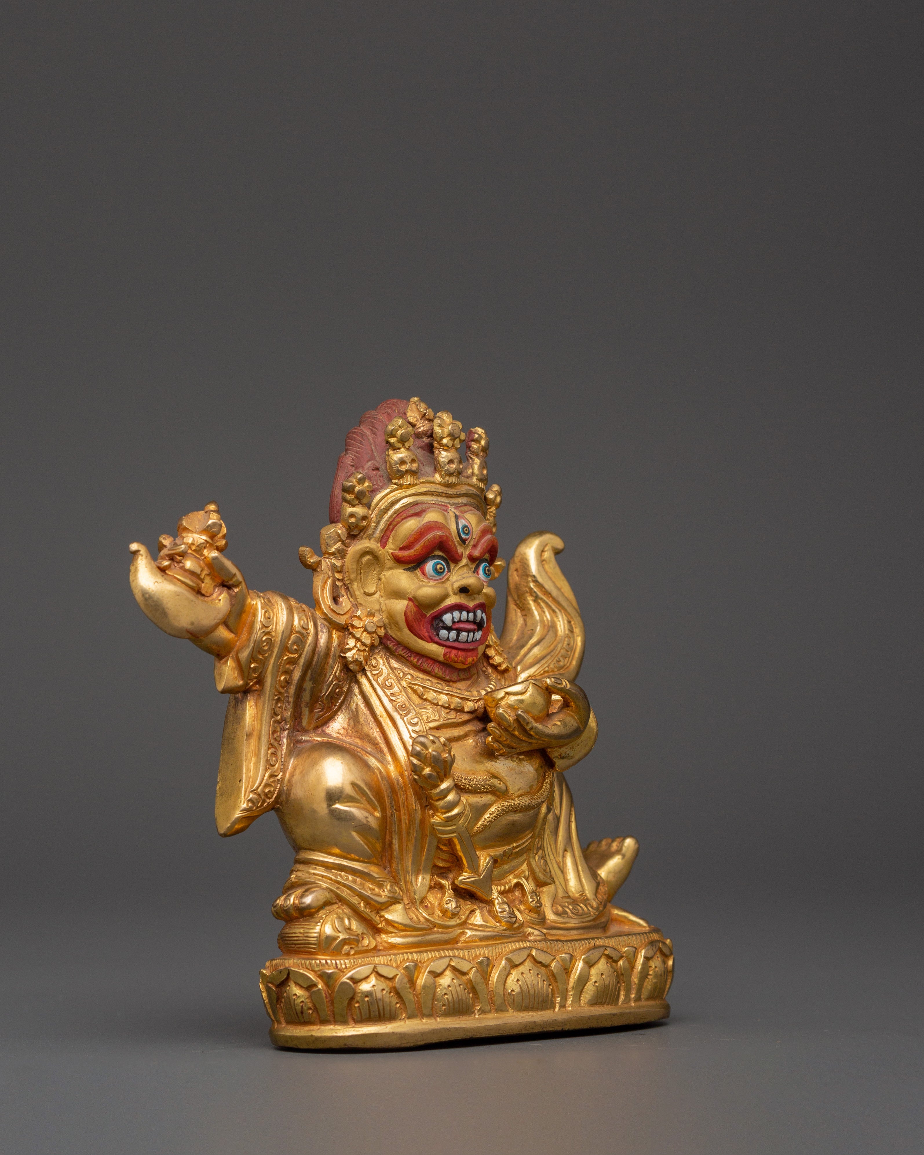 Protector Deity Mahakala Bernagchen Statue | Symbol of Fierce Compassion