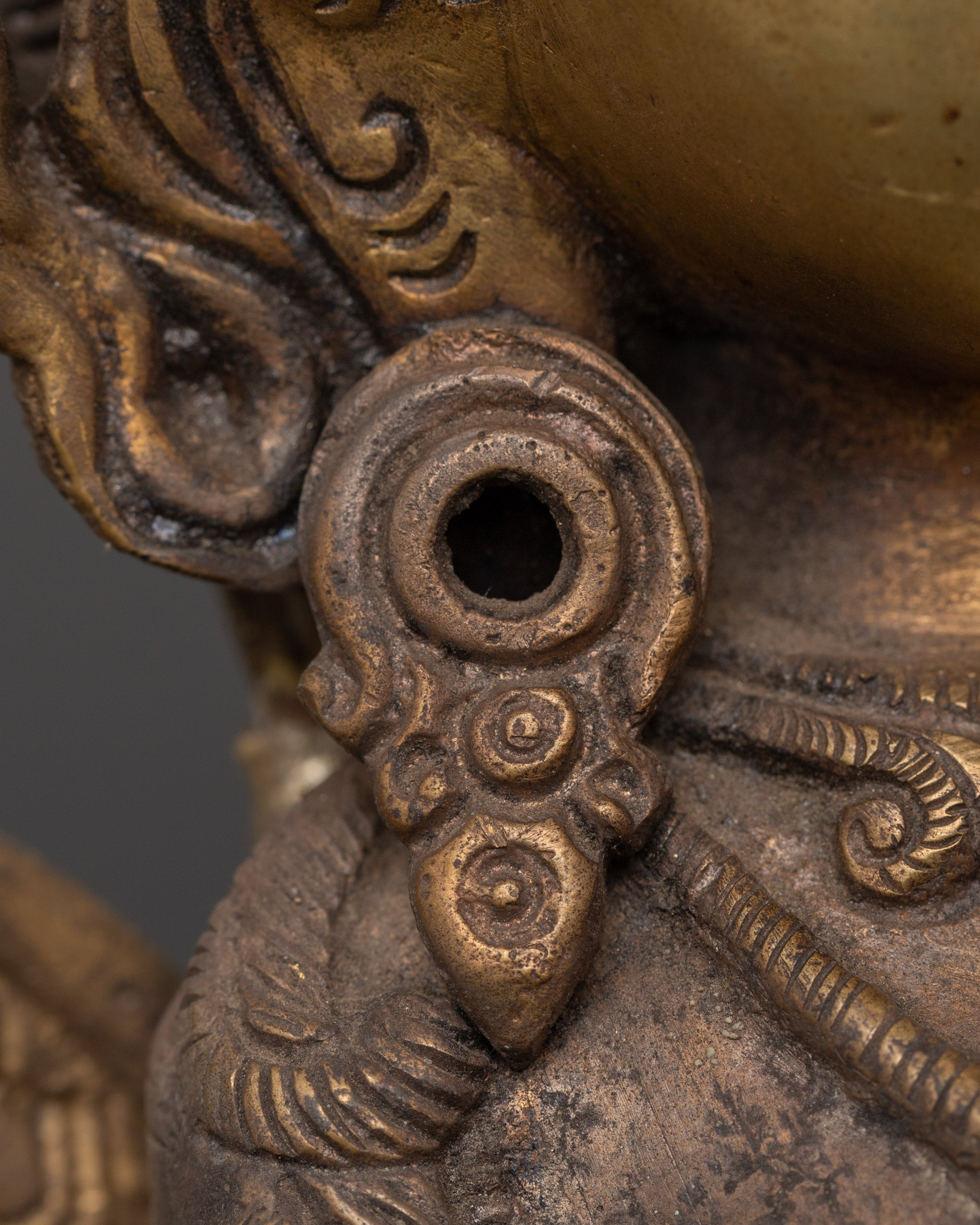 Handcrafted brass Naagkanya statue | Sacred Brass Home Altar Decor
