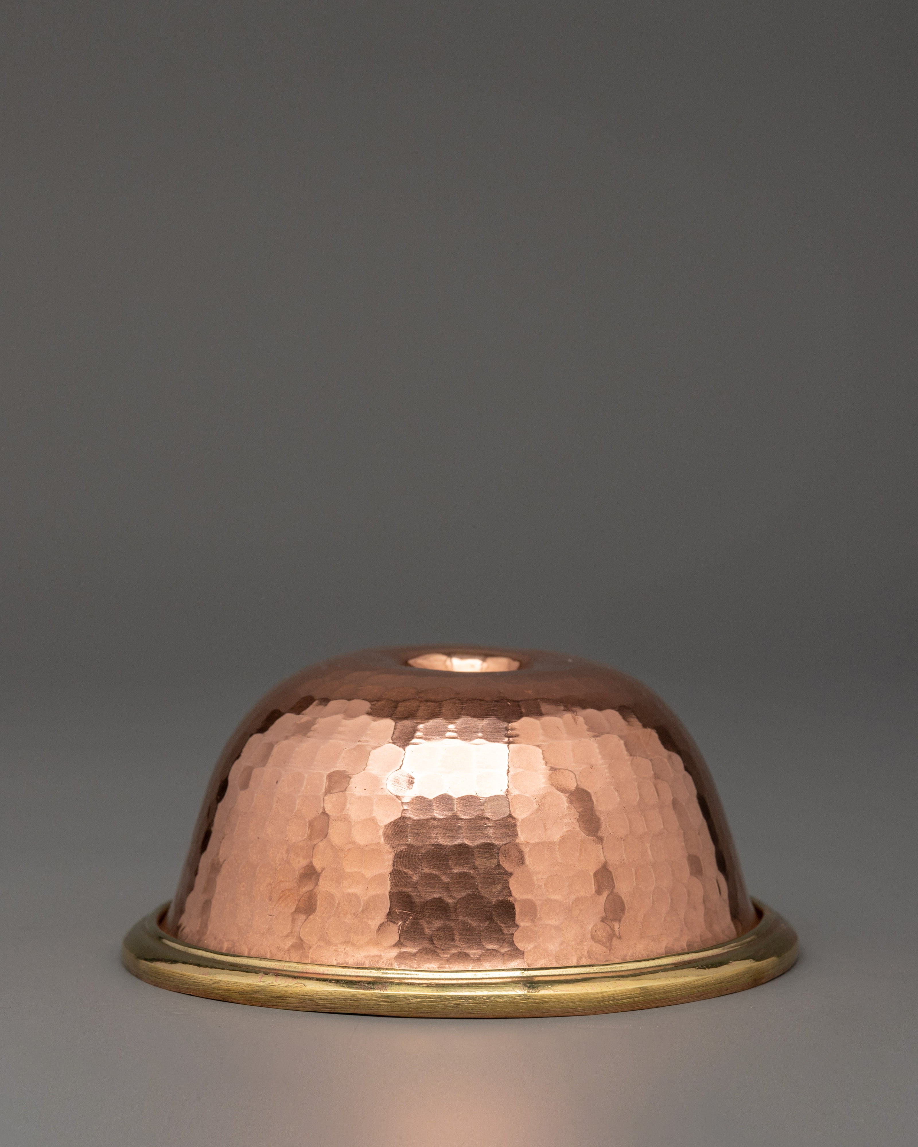 Himalayan Offering Water Bowls Set | Copper Ritual Altar Offering