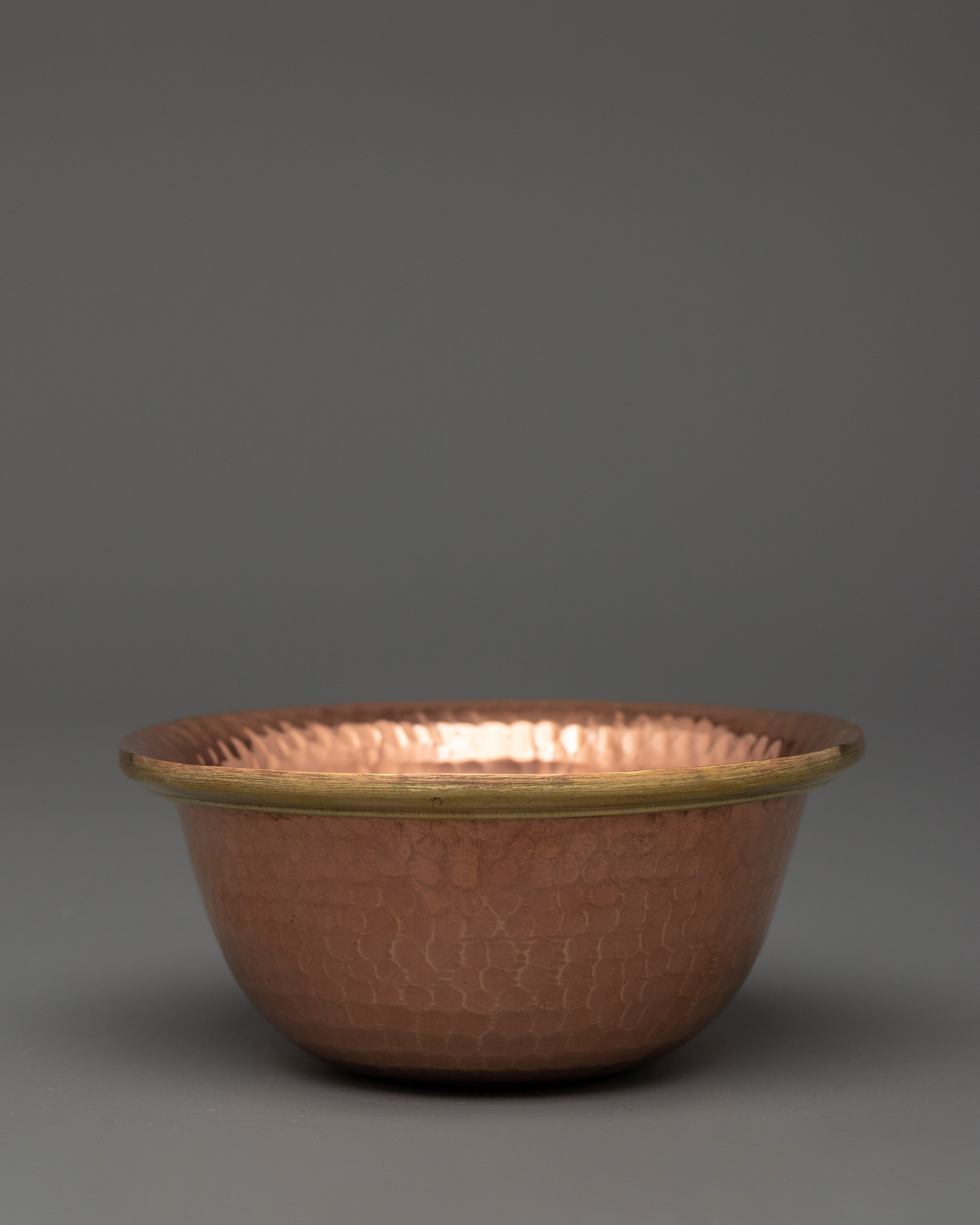 Himalayan Offering Water Bowls Set | Copper Ritual Altar Offering