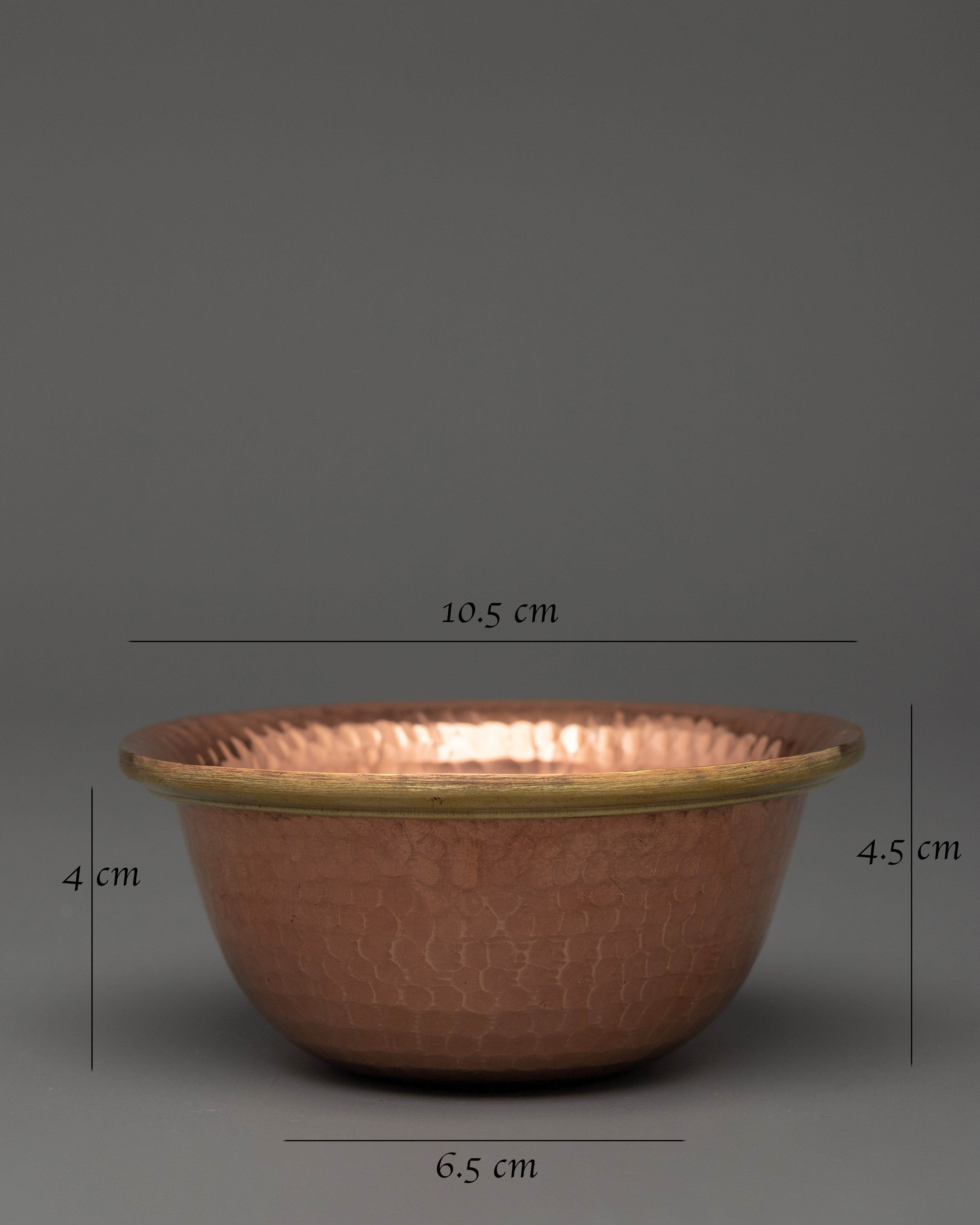 Himalayan Offering Water Bowls Set | Copper Ritual Altar Offering