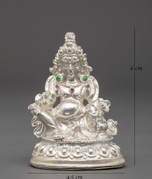Tibetan Dzambhala Wealth Deity Statue | God of Prosperity & Abundance