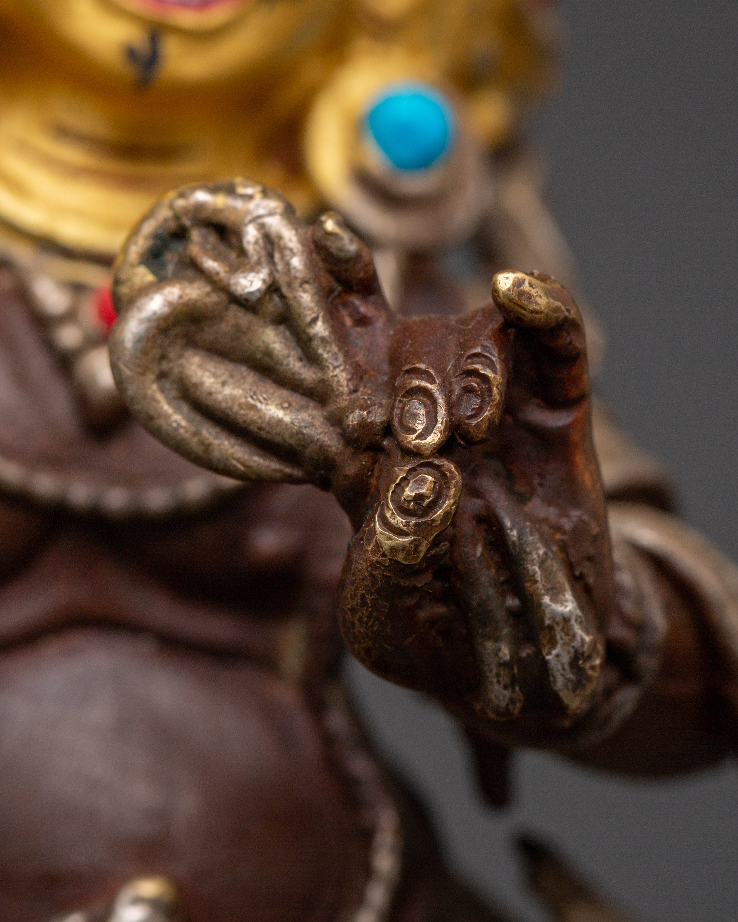 Buddhist Wrathful Bodhisattva Vajrapani Statue | Symbol of Power & Protection