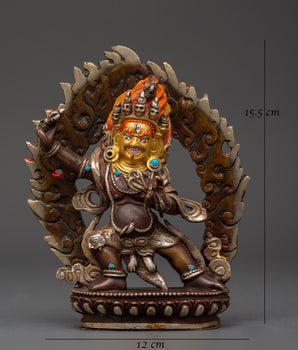 Buddhist Wrathful Bodhisattva Vajrapani Statue | Symbol of Power & Protection